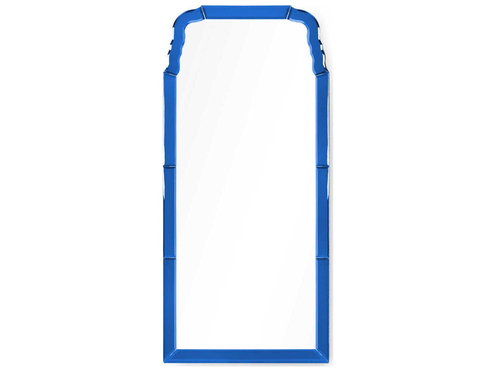 Villa & House Gabriella Sapphire Blue Rectangular Wall Mirror