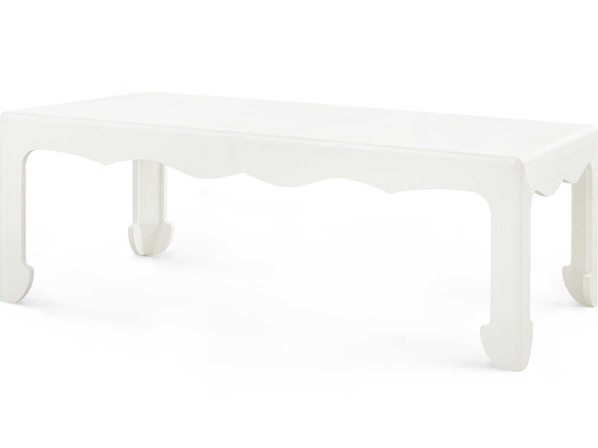 Villa & House Gianna Rectangular Sand White Coffee Table