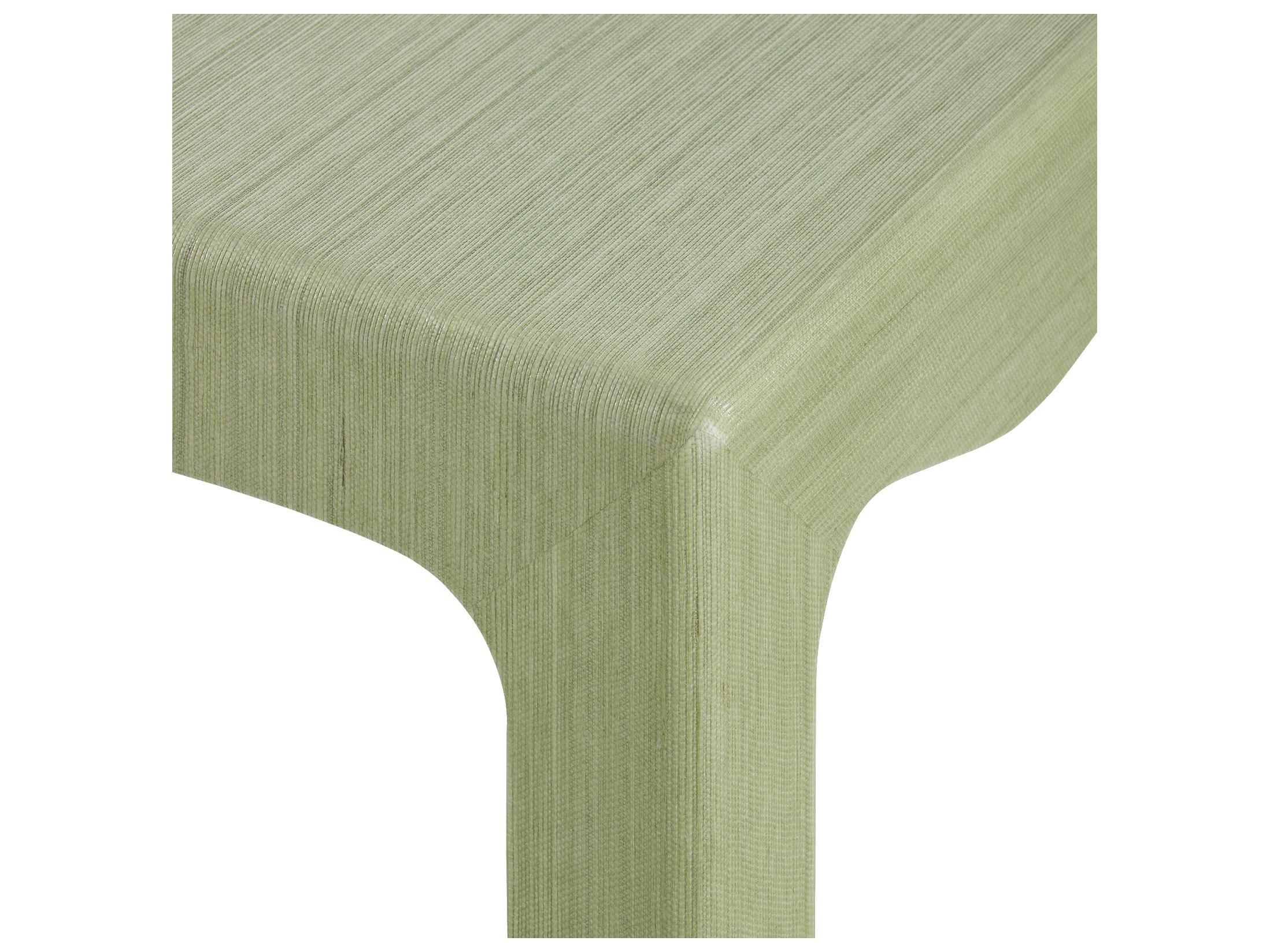 Villa & House Gianna Rectangular Wood Spring Green Coffee Table