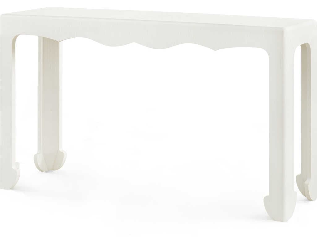 Villa & House Gianna Rectangular Sand White Console Table