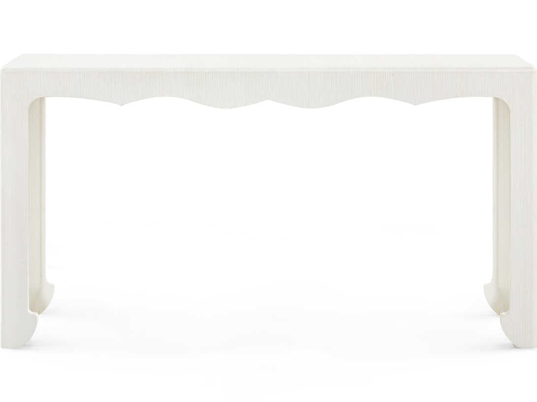 Villa & House Gianna Rectangular Sand White Console Table