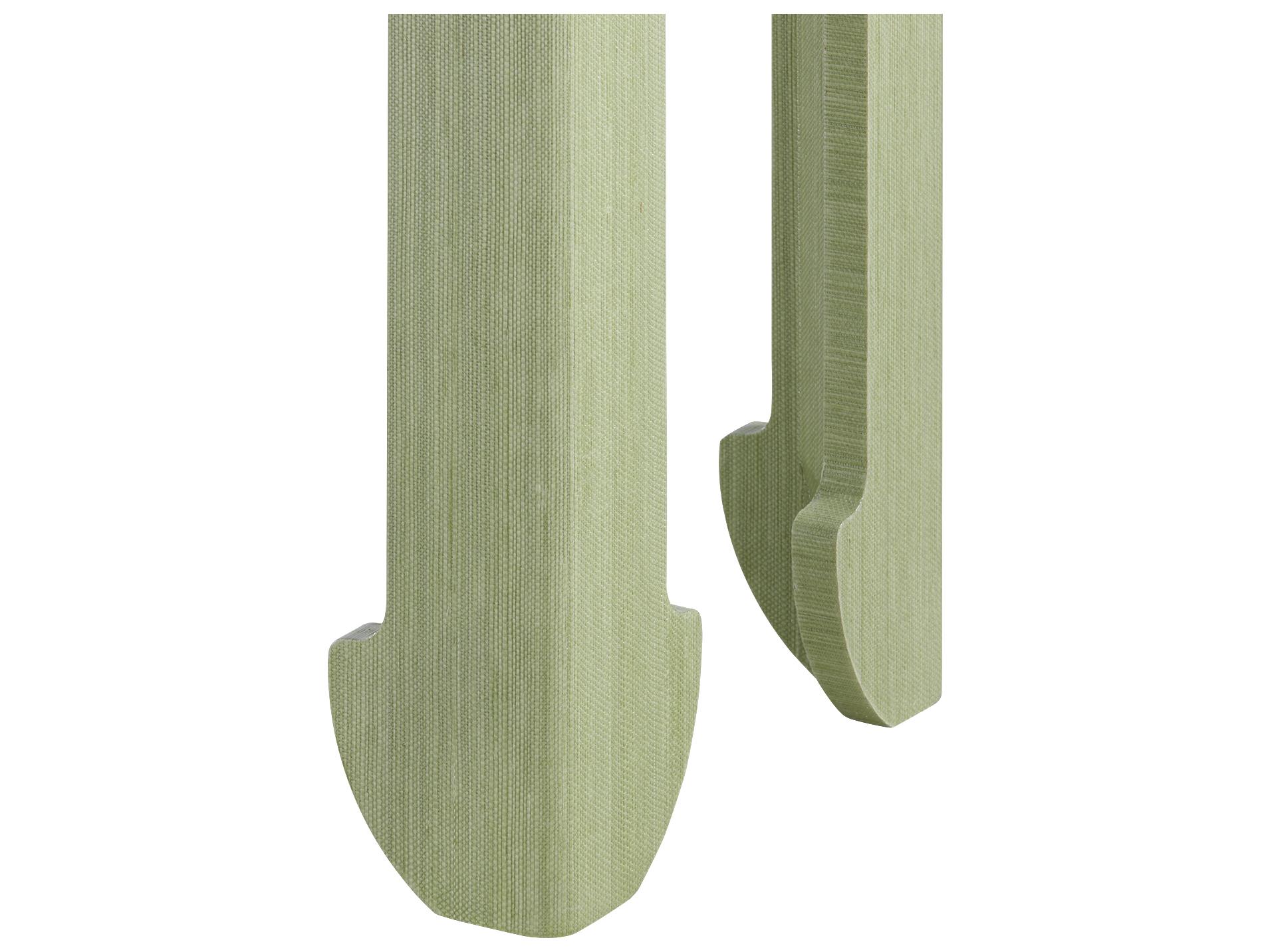 Villa & House Gianna Rectangular Wood Spring Green Console Table