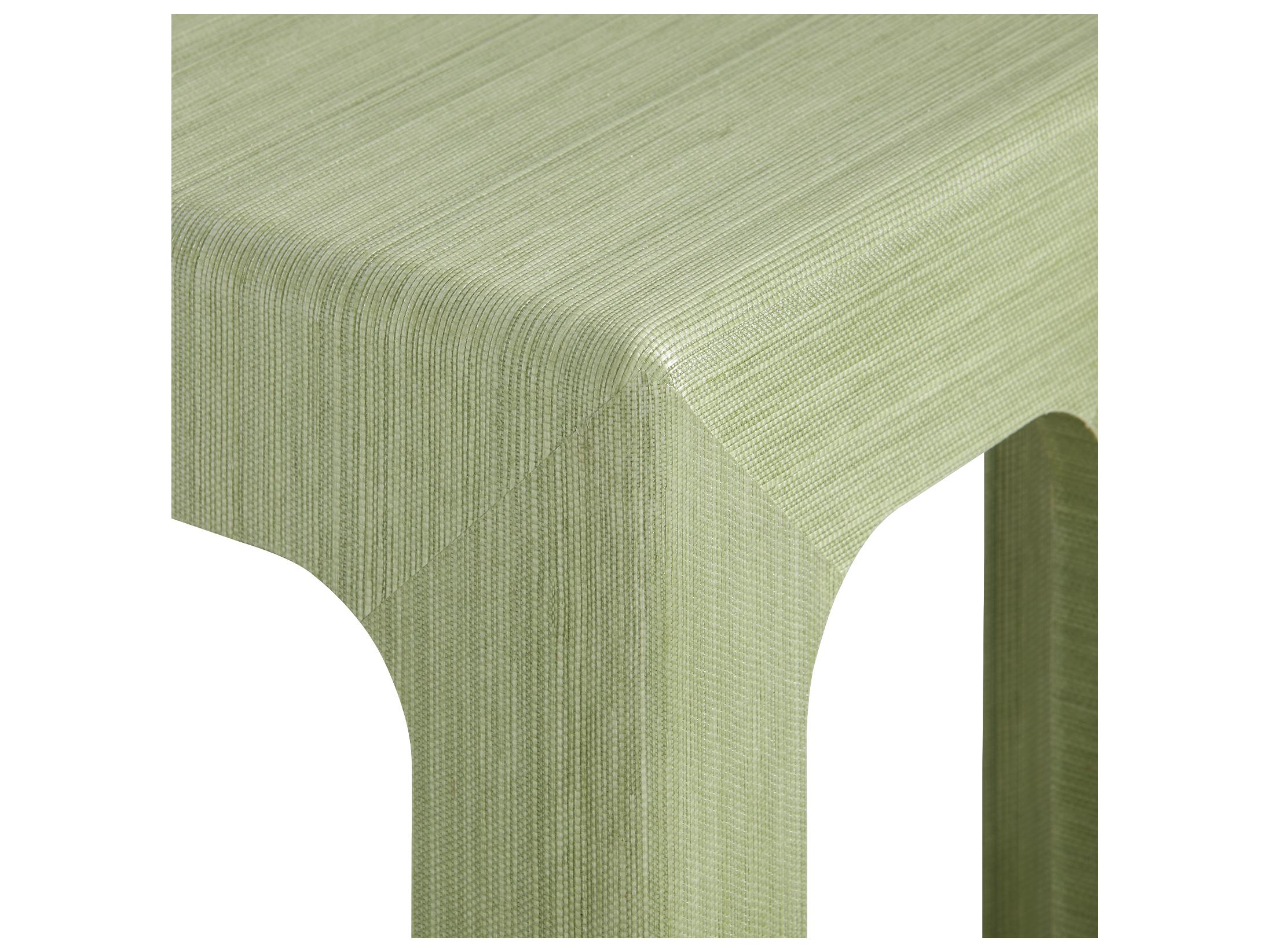 Villa & House Gianna Rectangular Wood Spring Green Console Table