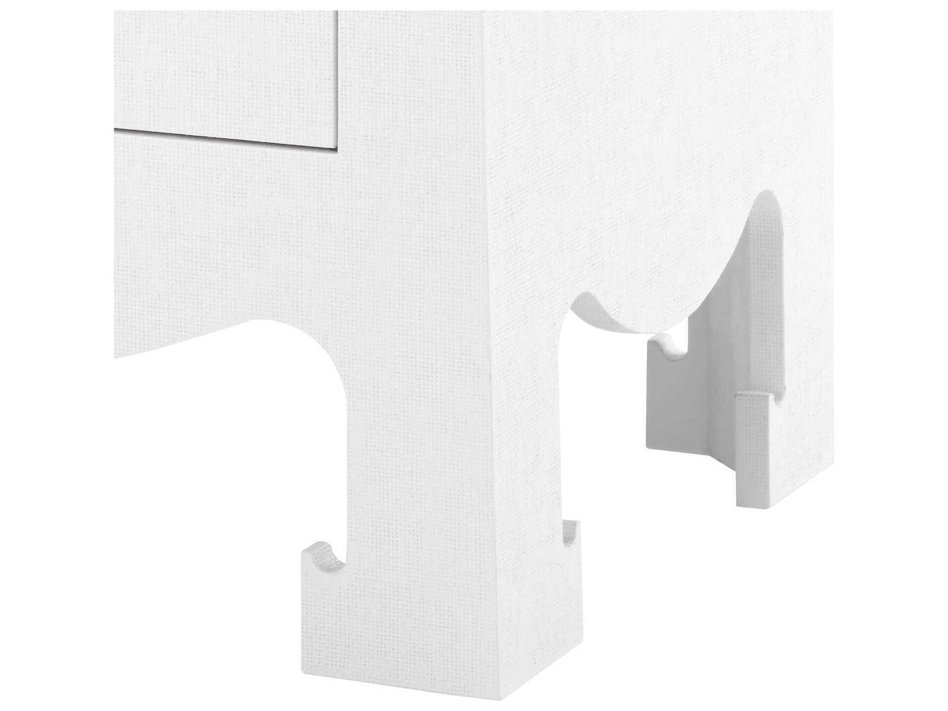 Villa & House 3-Drawers Gold Nightstand