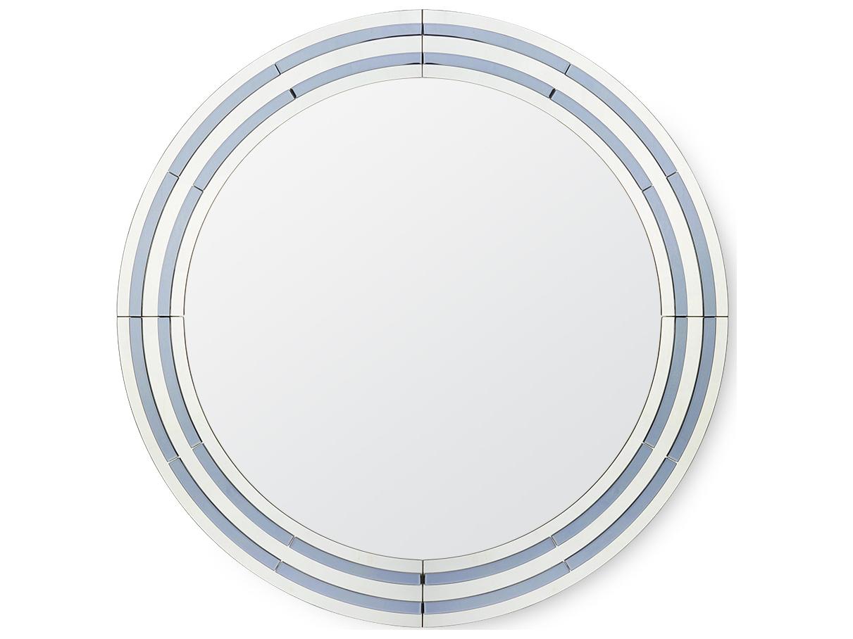 Villa & House Jude Clear And Gray Wall Mirror Round