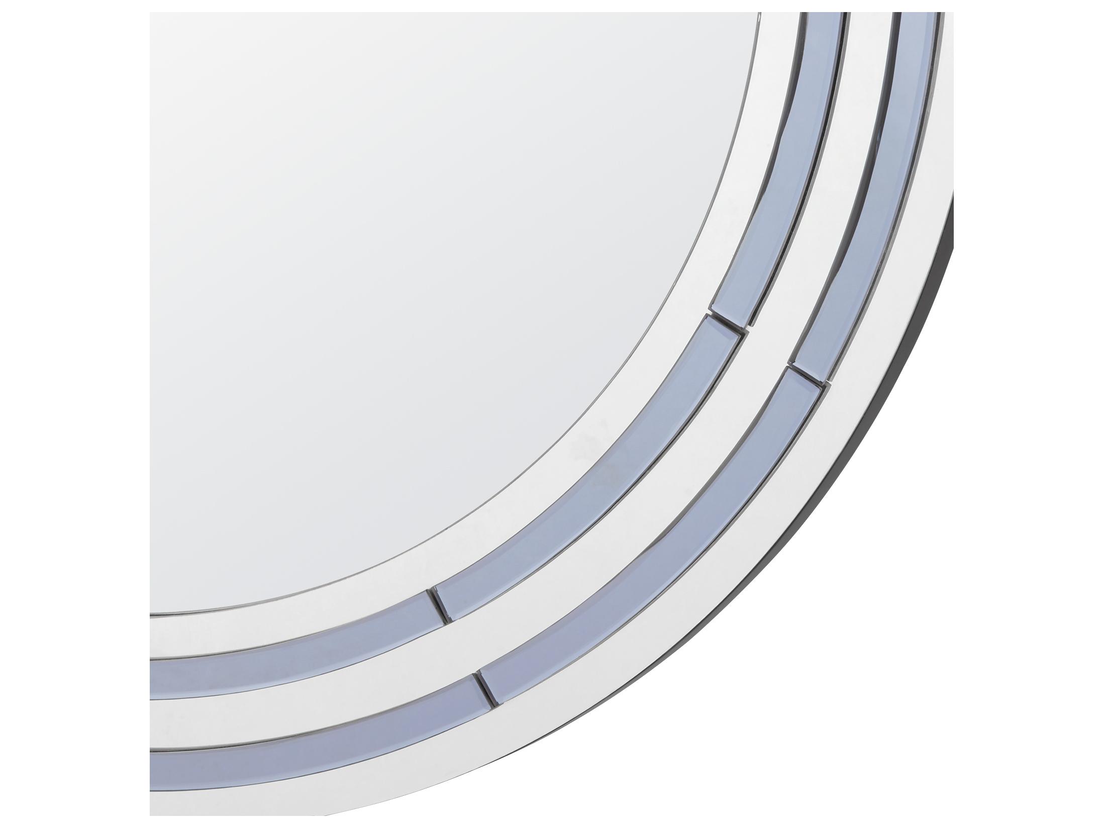 Villa & House Jude Clear And Gray Wall Mirror Round