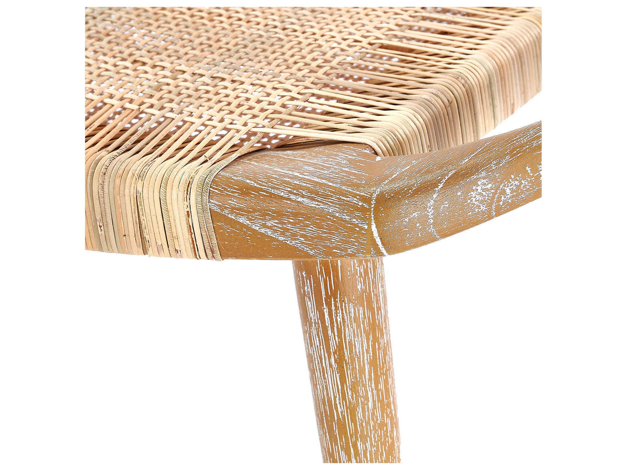 Villa & House Natural Brown Gold Accent Stool