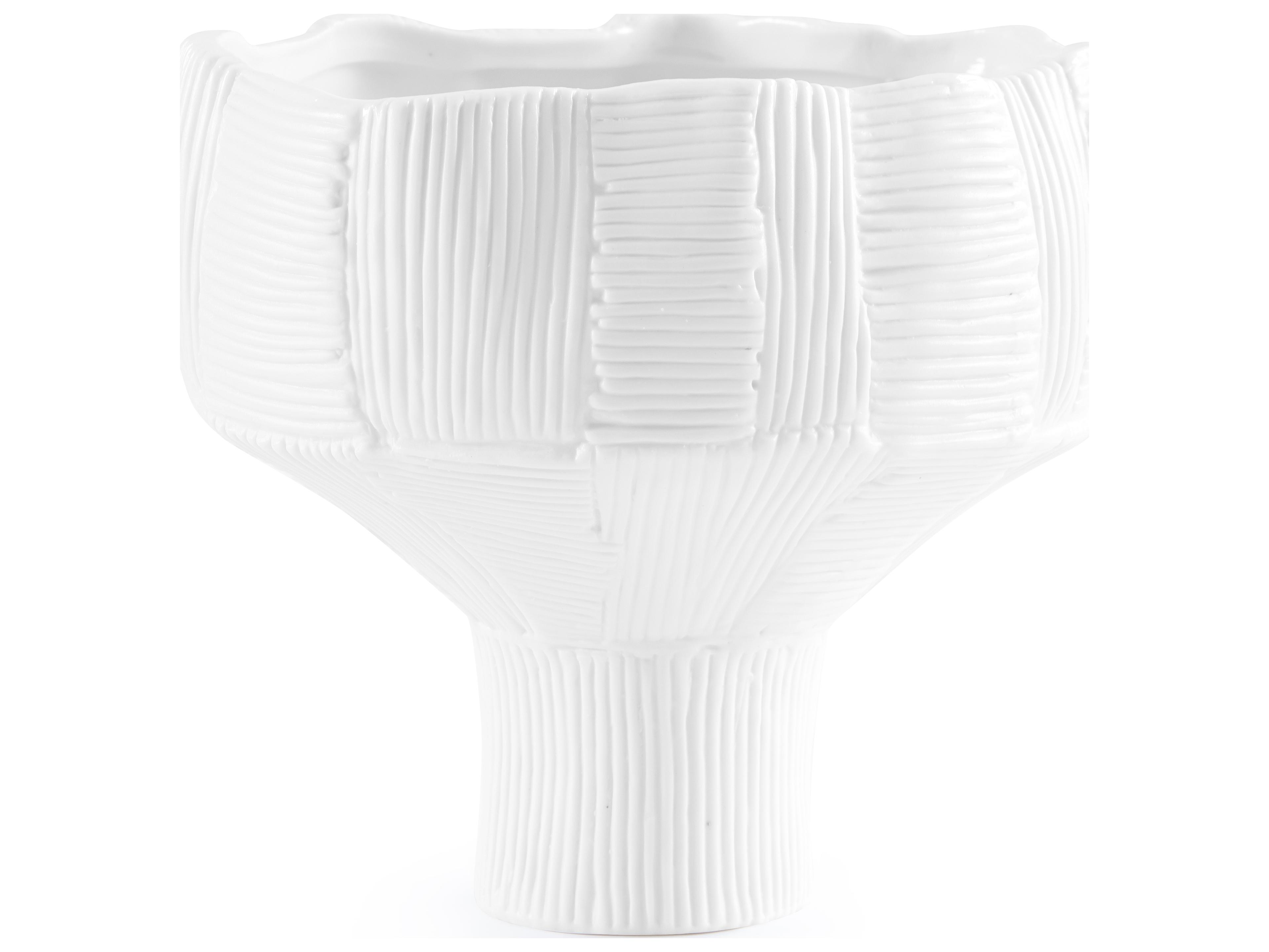 Villa & House Krissa Blanc de Chine 8" Vase