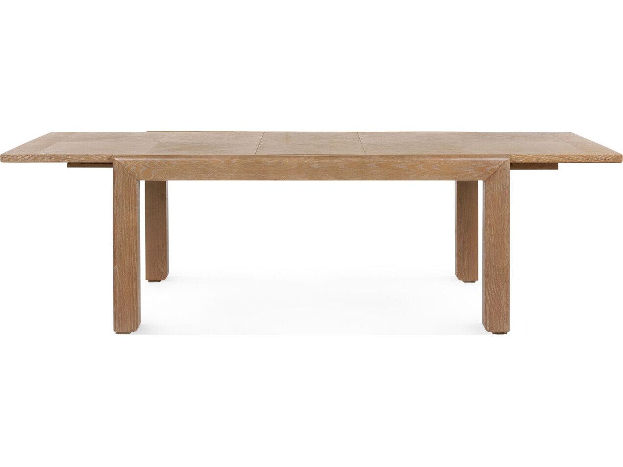 Villa & House Larson Rectangular Wood Soft Glow Oak Dining Table