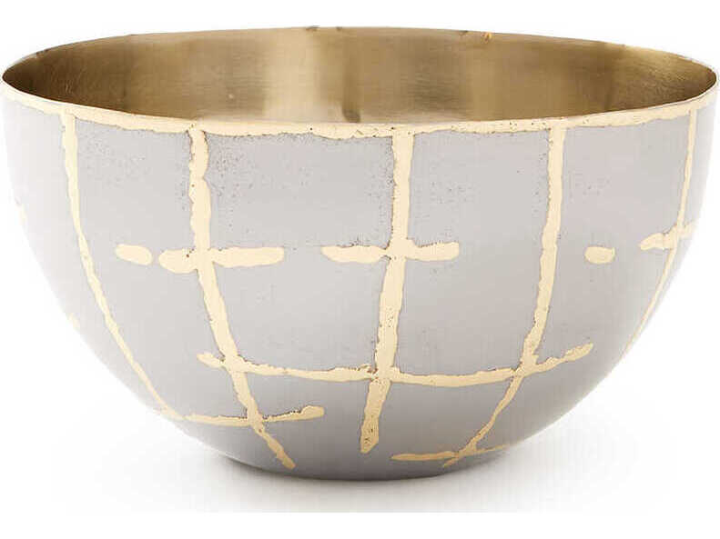 Villa & House Loom Silver / Brass 6" Bowl