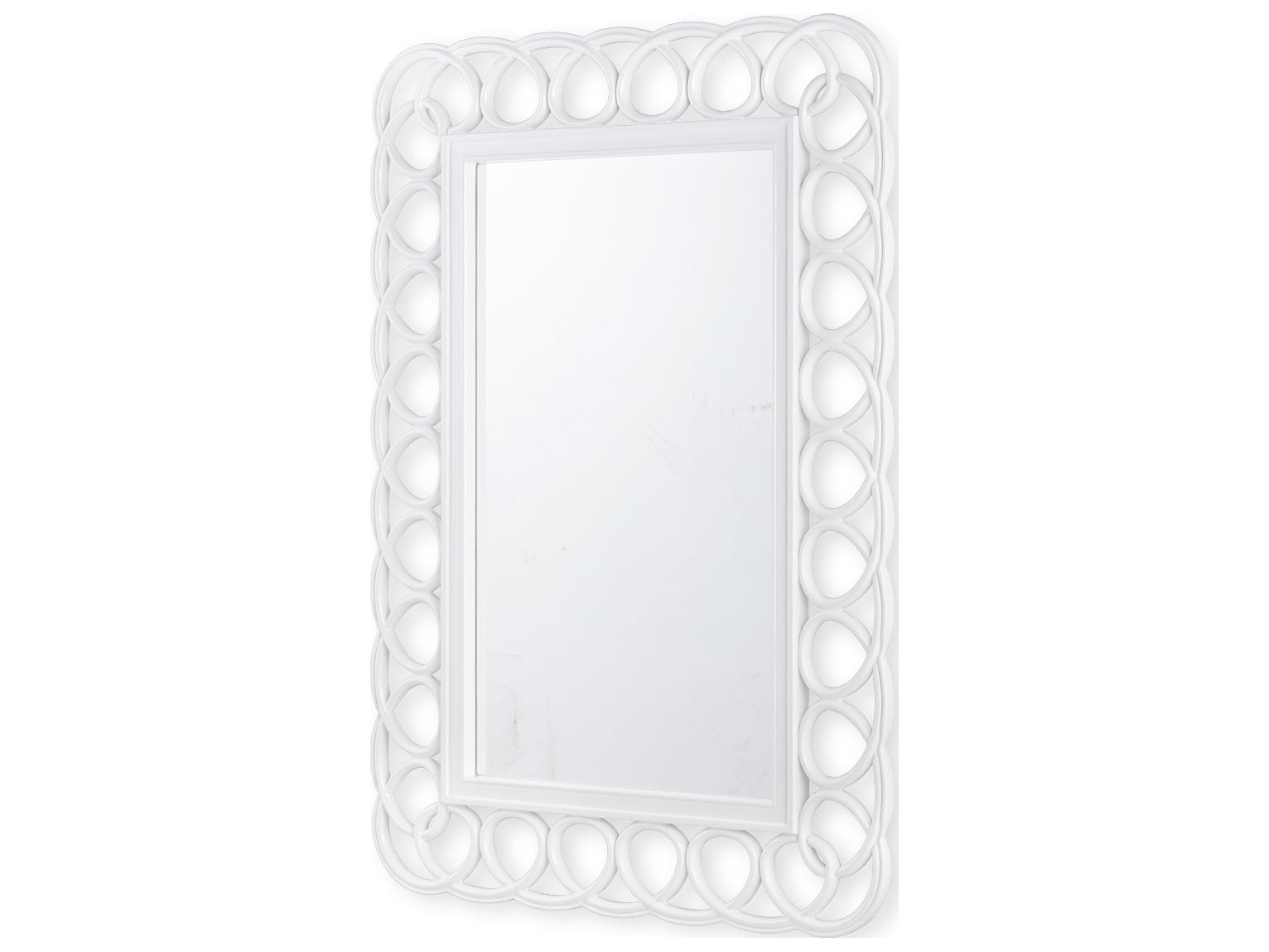 Villa & House Loop Ghost White Wall Mirror Rectangular