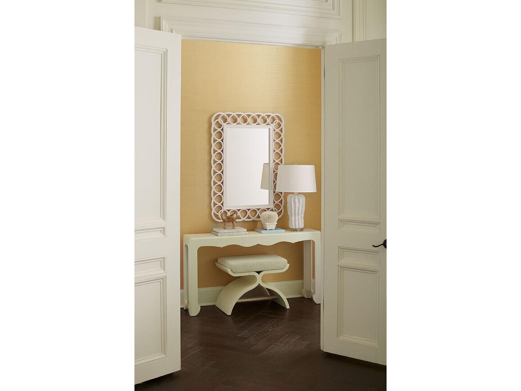 Villa & House Loop Ghost White Wall Mirror Rectangular