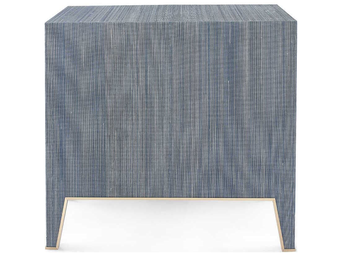 Villa & House 3-Drawers Gold Nightstand