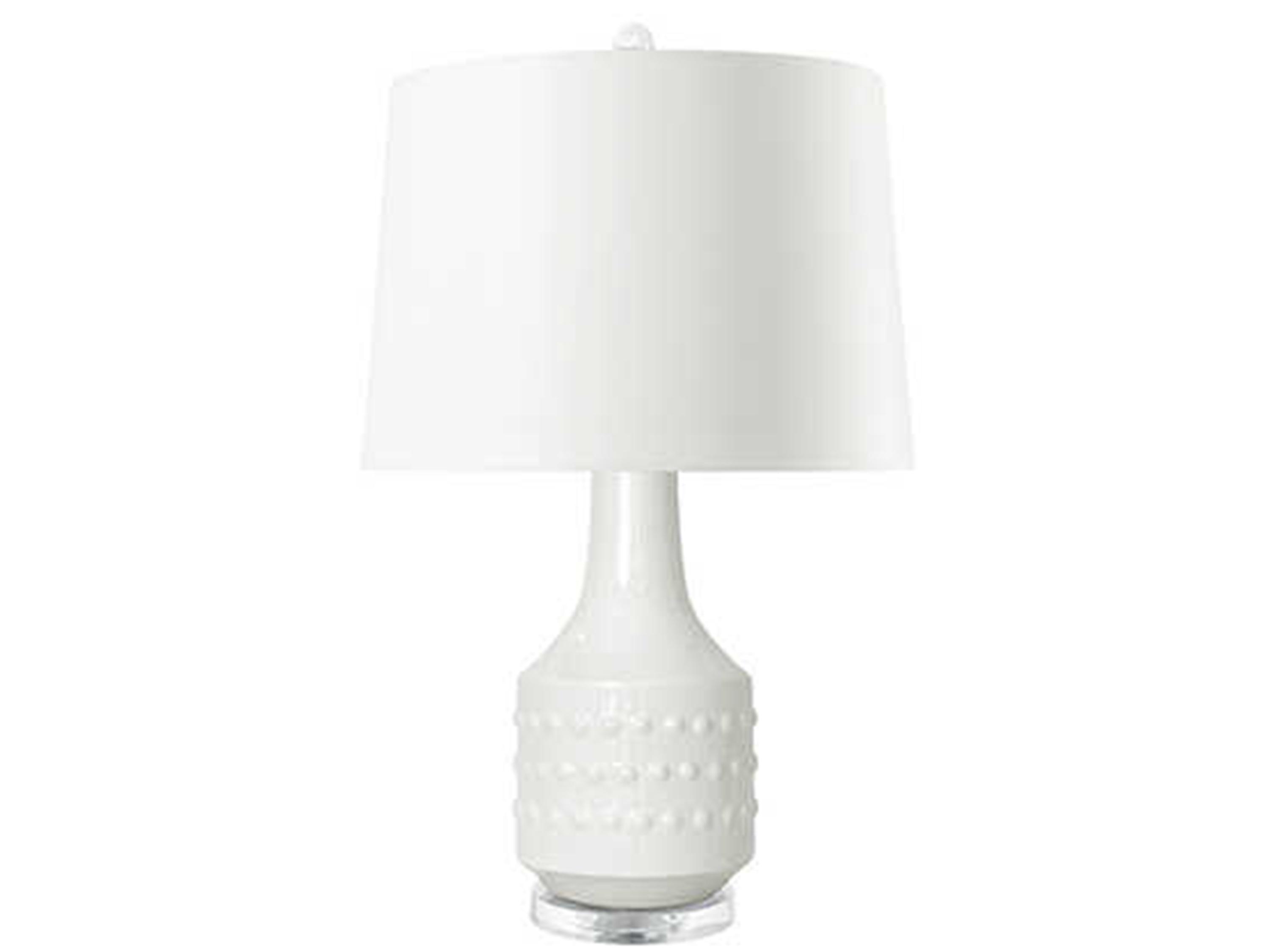Villa & House Mariah White Cloud 1 - Light Buffet Lamp Base (Lamp Only)