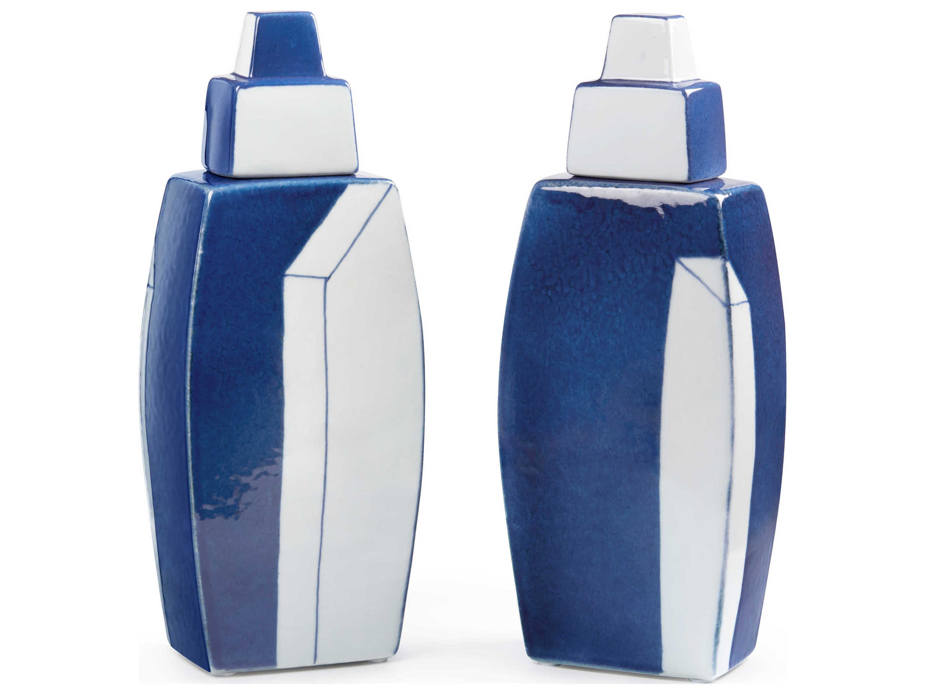 Villa & House Blue / White Morandi Vase Pair Set of 2
