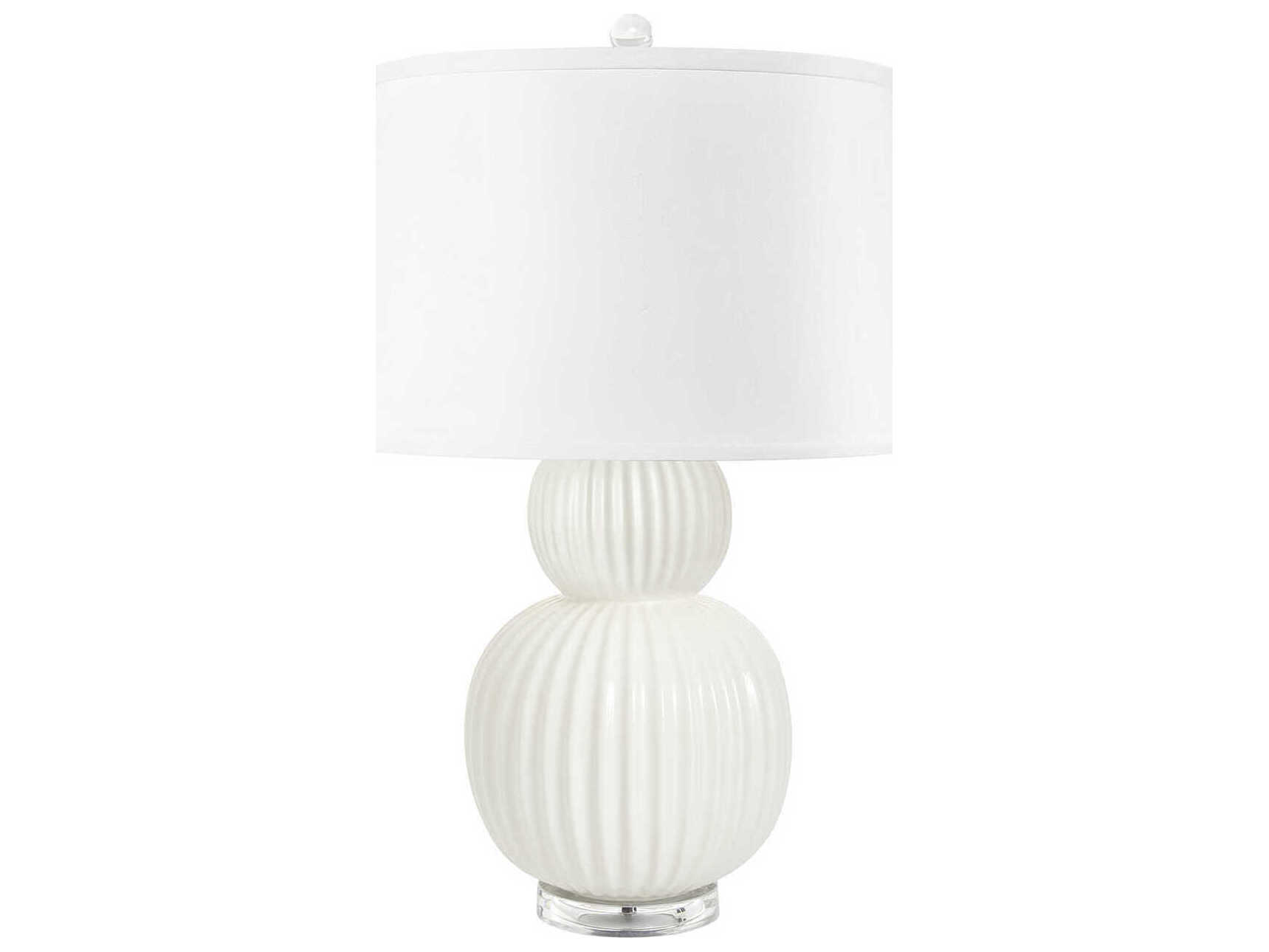 Villa & House Meridian White Cloud 1 - Light Buffet Lamp Base (Lamp Only)