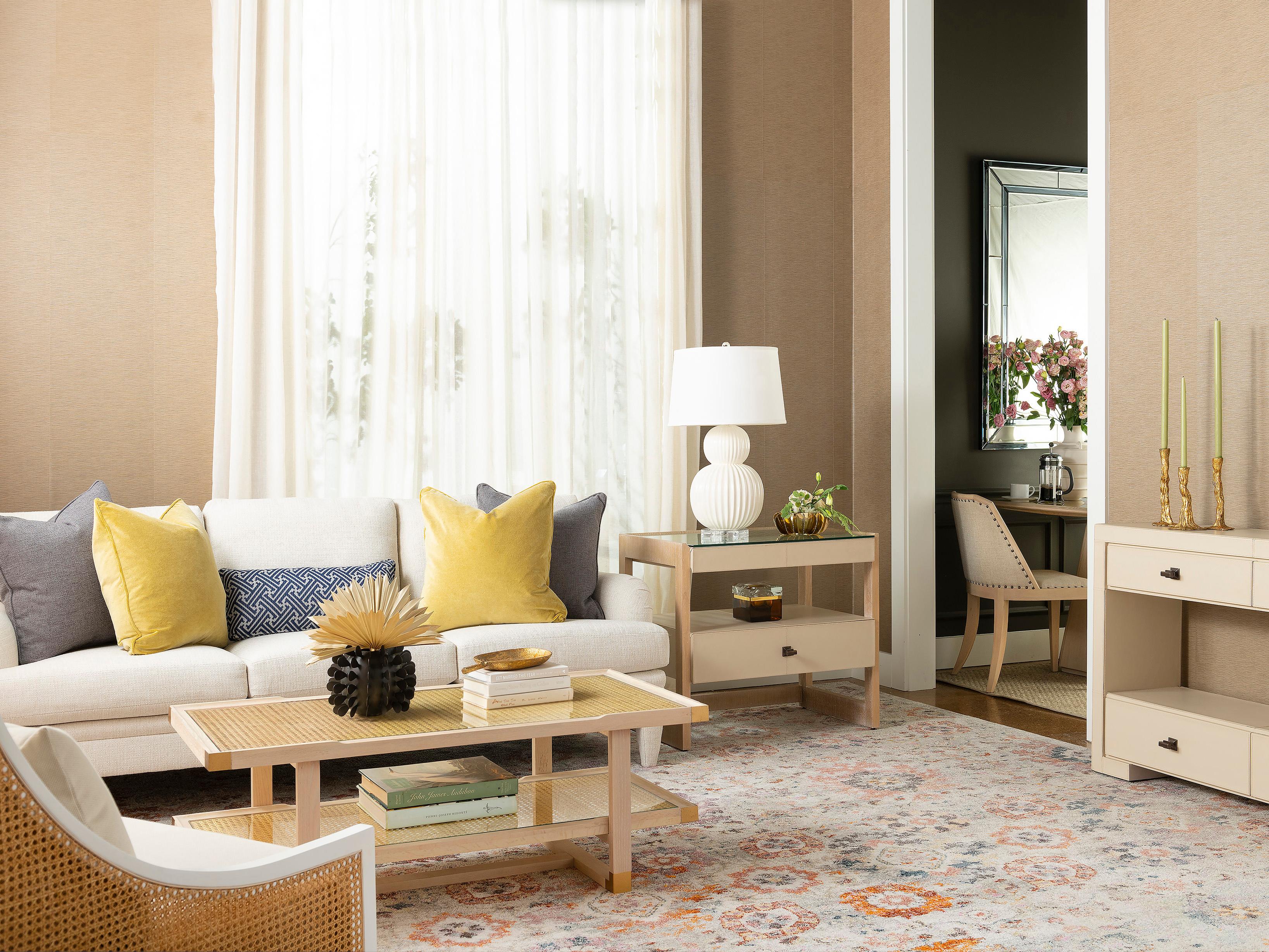 Villa & House Meridian White Cloud 1 - Light Buffet Lamp Base (Lamp Only)