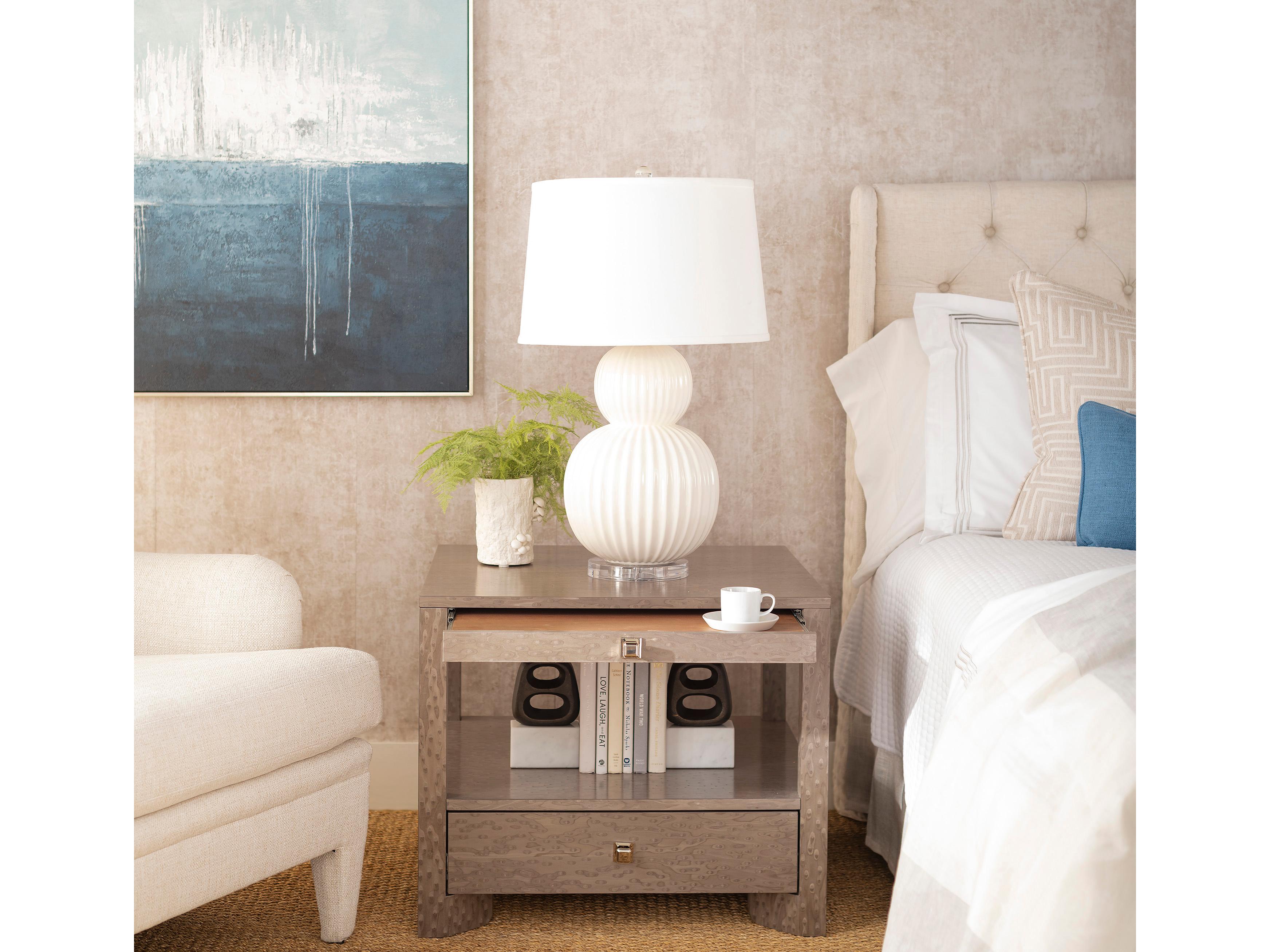 Villa & House Meridian White Cloud 1 - Light Buffet Lamp Base (Lamp Only)