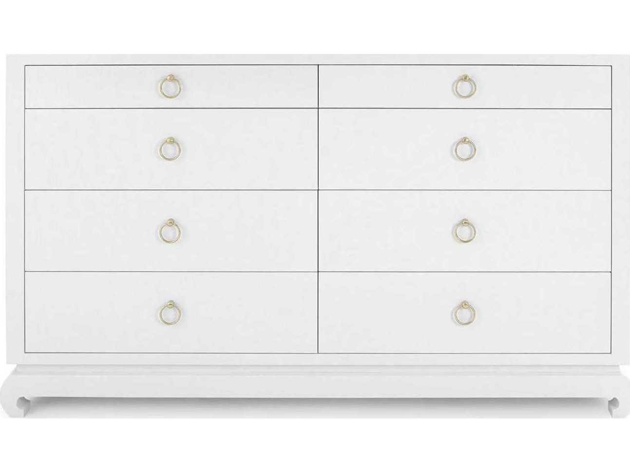 Villa & House Ming 8-Drawers Solid Wood Double Dresser