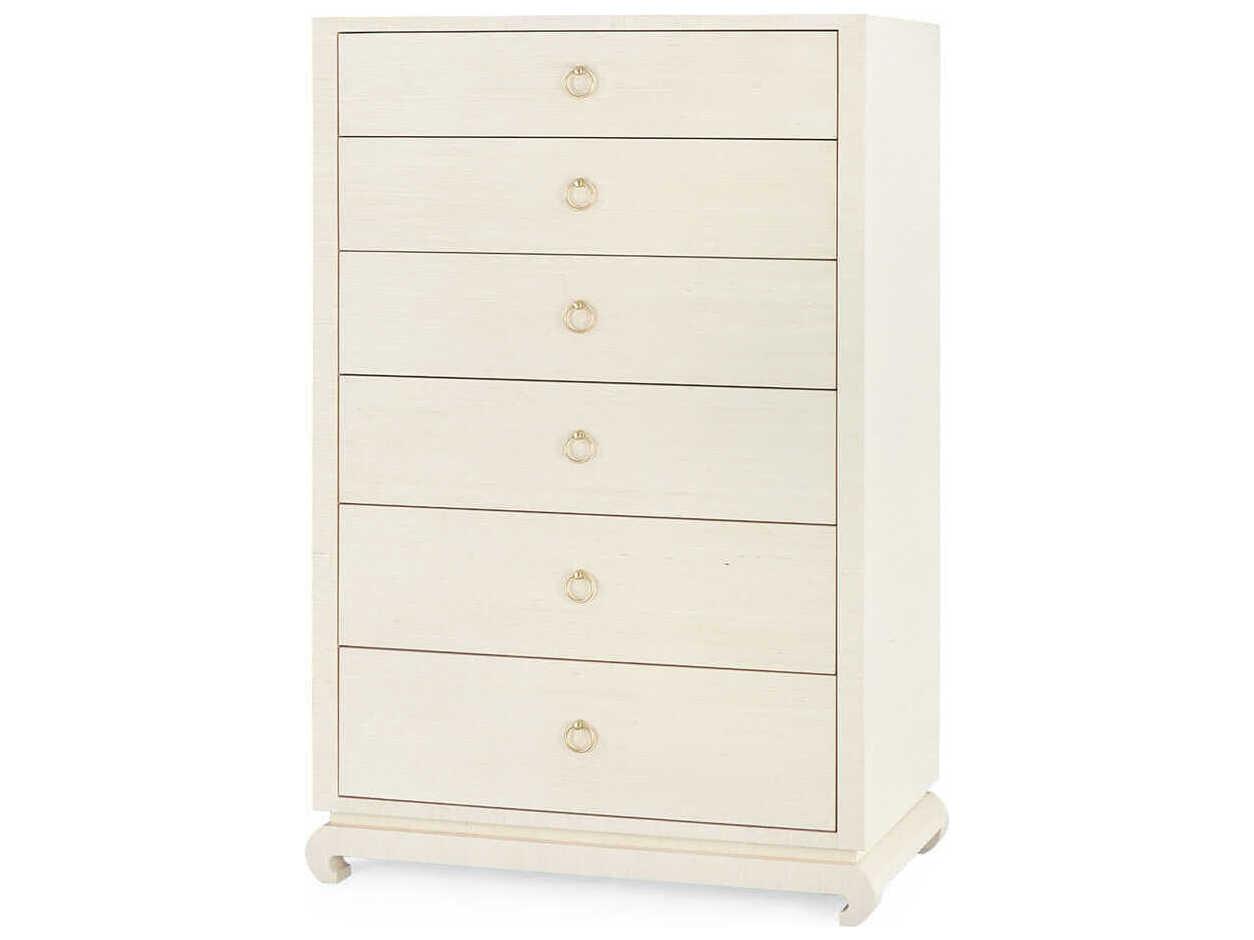 Villa & House Ming 6-Drawers Beige Dresser