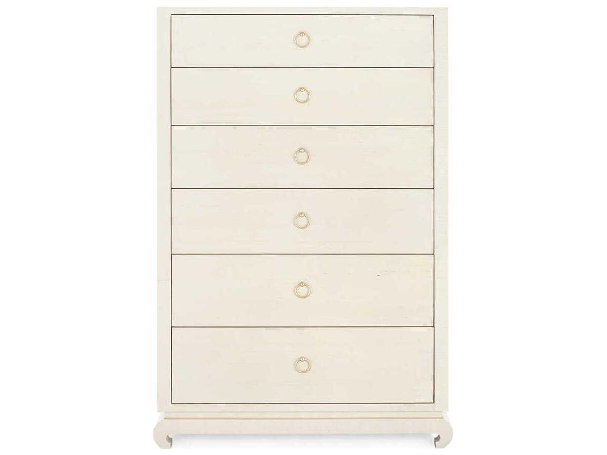 Villa & House Ming 6-Drawers Beige Dresser