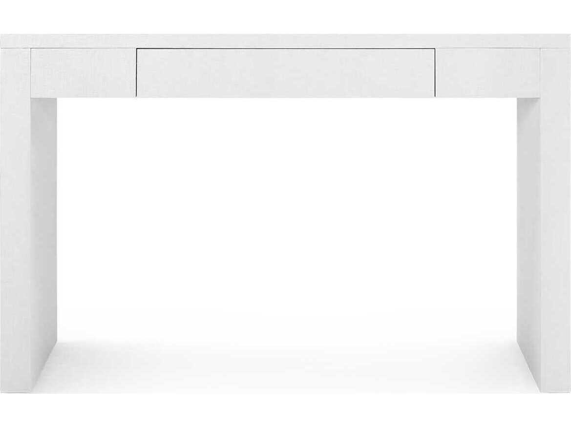 Villa & House Rectangular Chiffon White Console Table