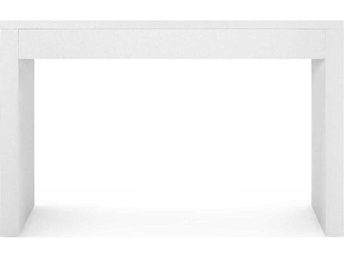 Villa & House Rectangular Chiffon White Console Table