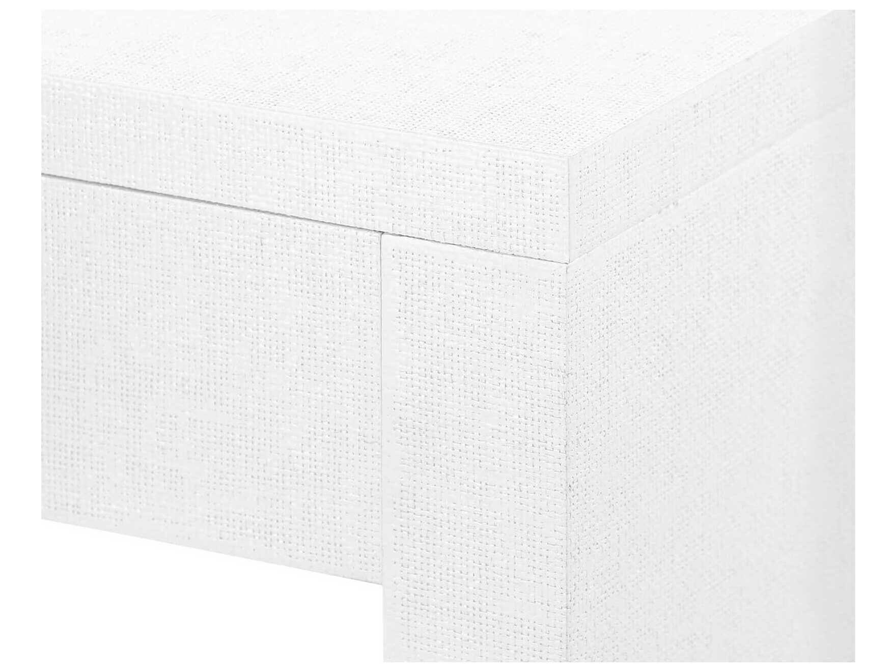 Villa & House Rectangular Chiffon White Console Table