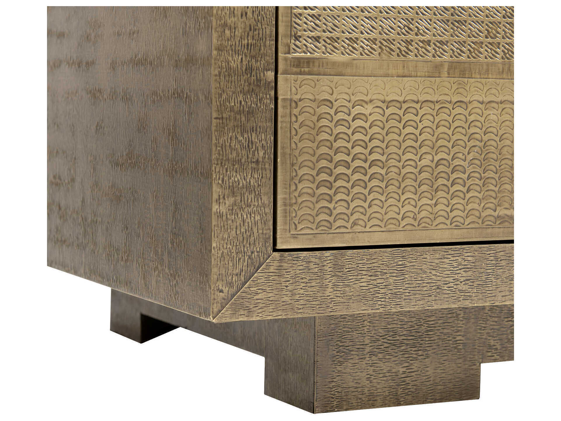 Villa & House 72" Antique Brass Sideboard