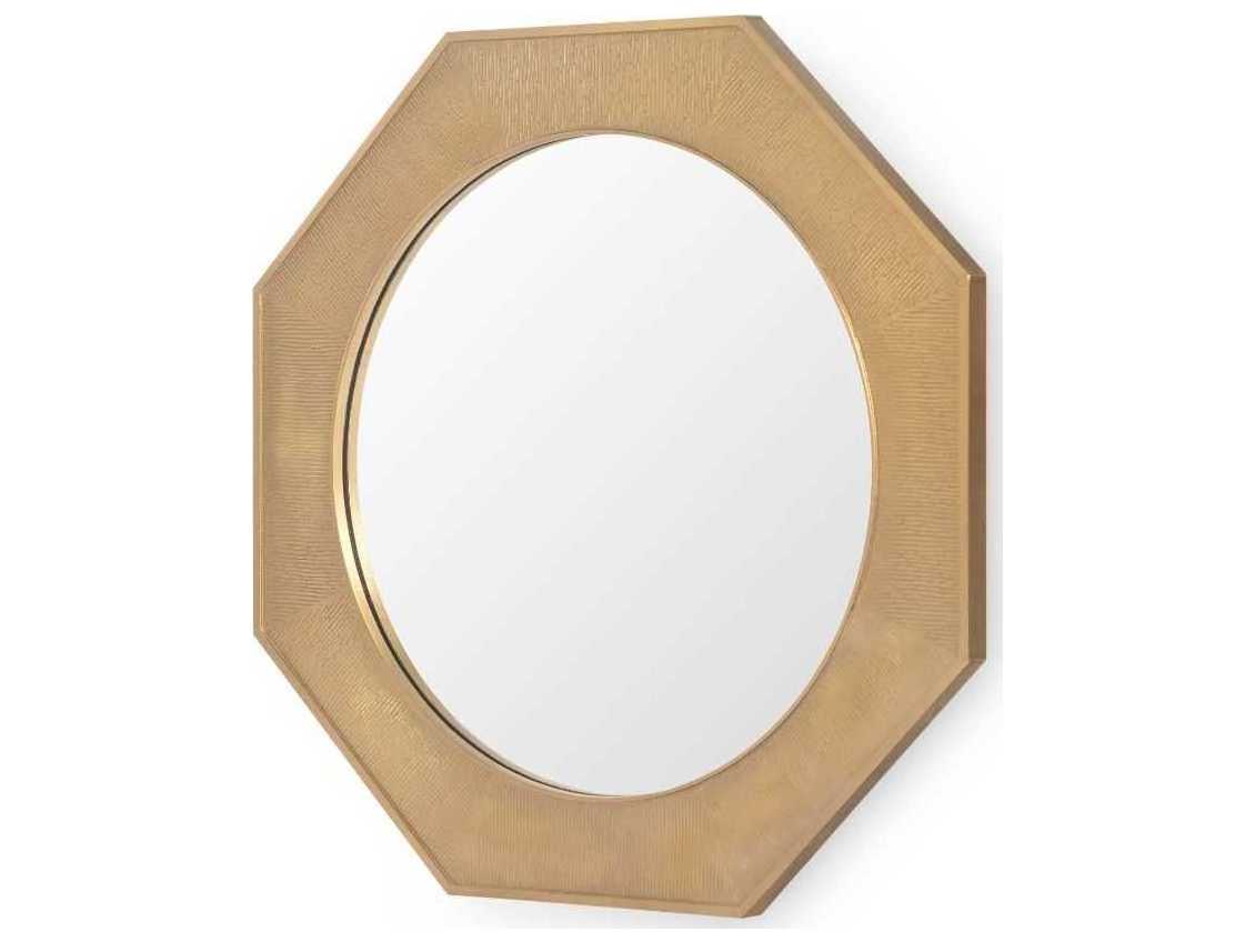 Villa & House Antique Brass Wall Mirror