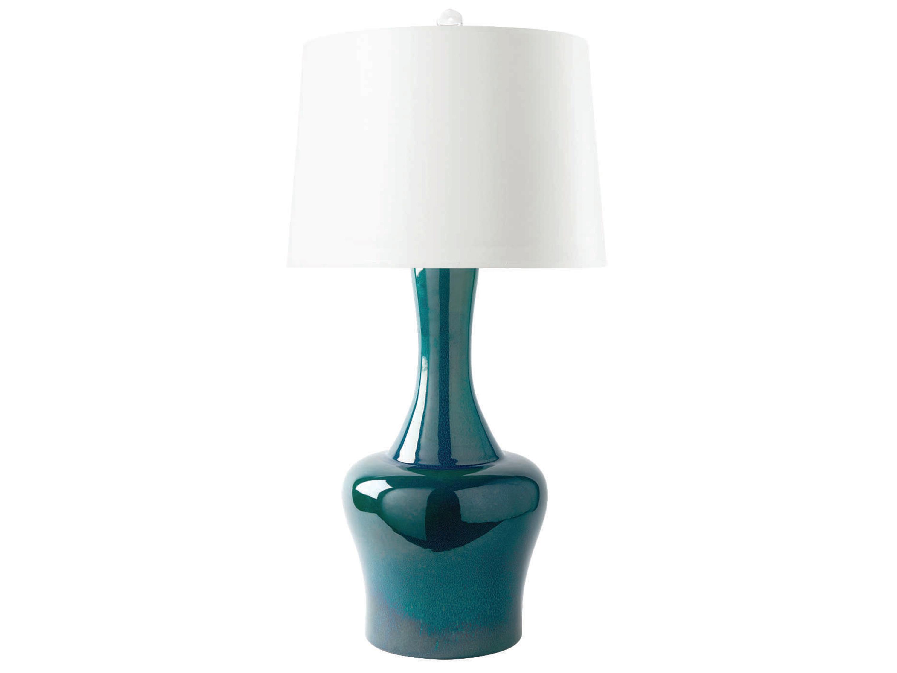 Villa & House Nadia Green Lapis 1 - Light Table Lamp Base (Lamp Only)