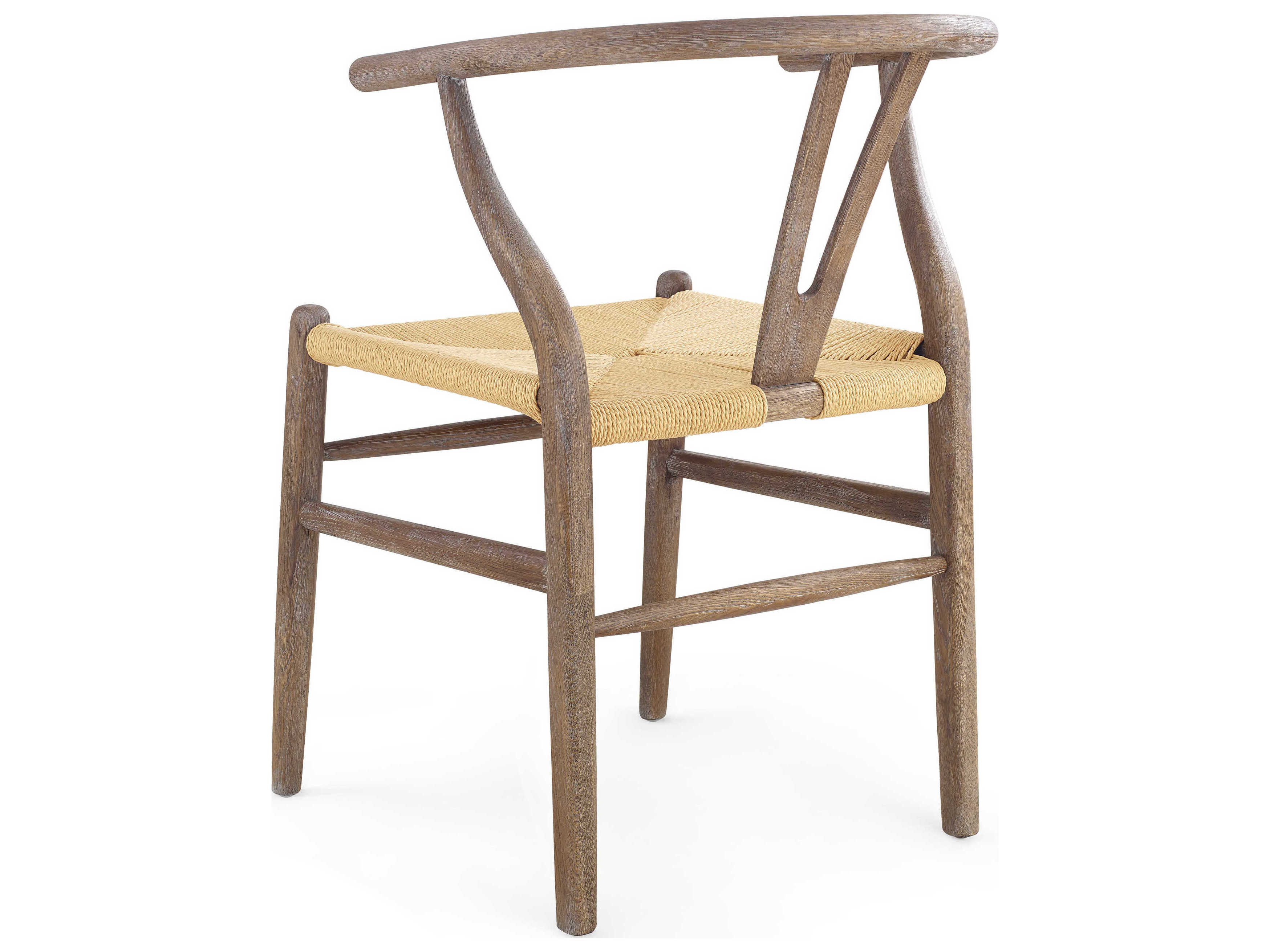 Villa & House Oak Wood Brown Arm Dining Chair