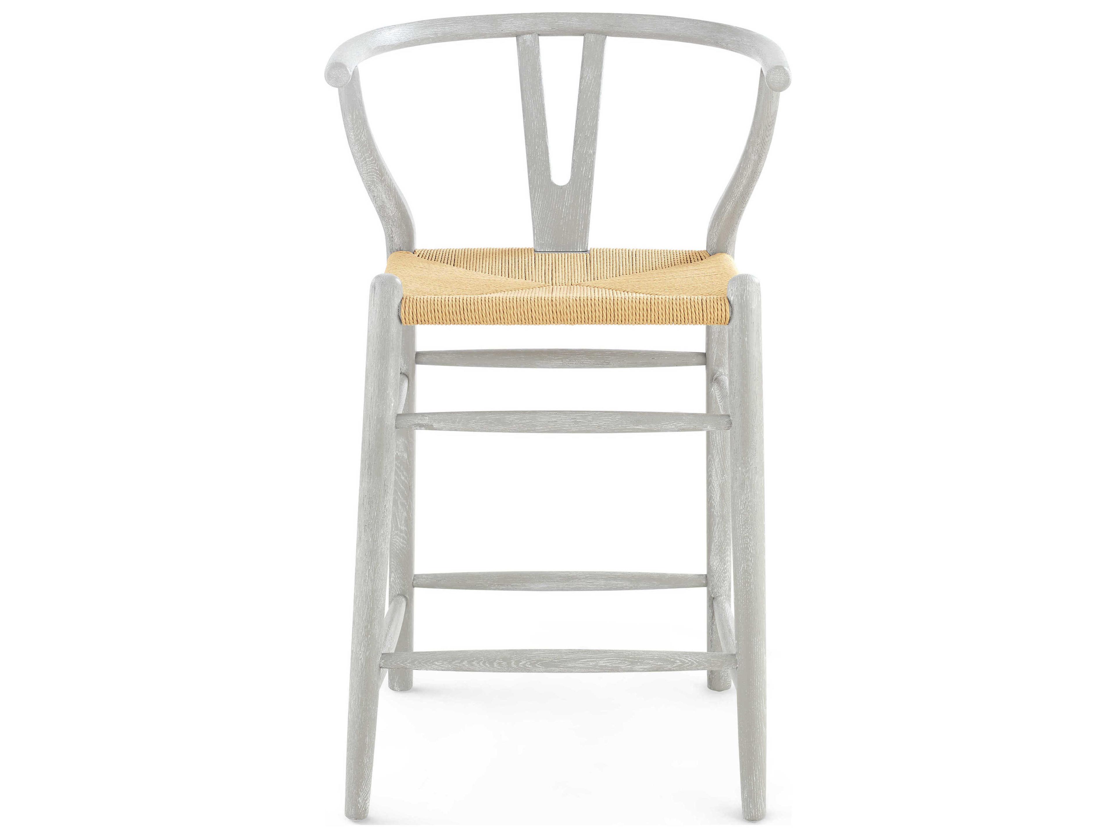 Villa & House Oak Wood Classic Gray Counter Stool