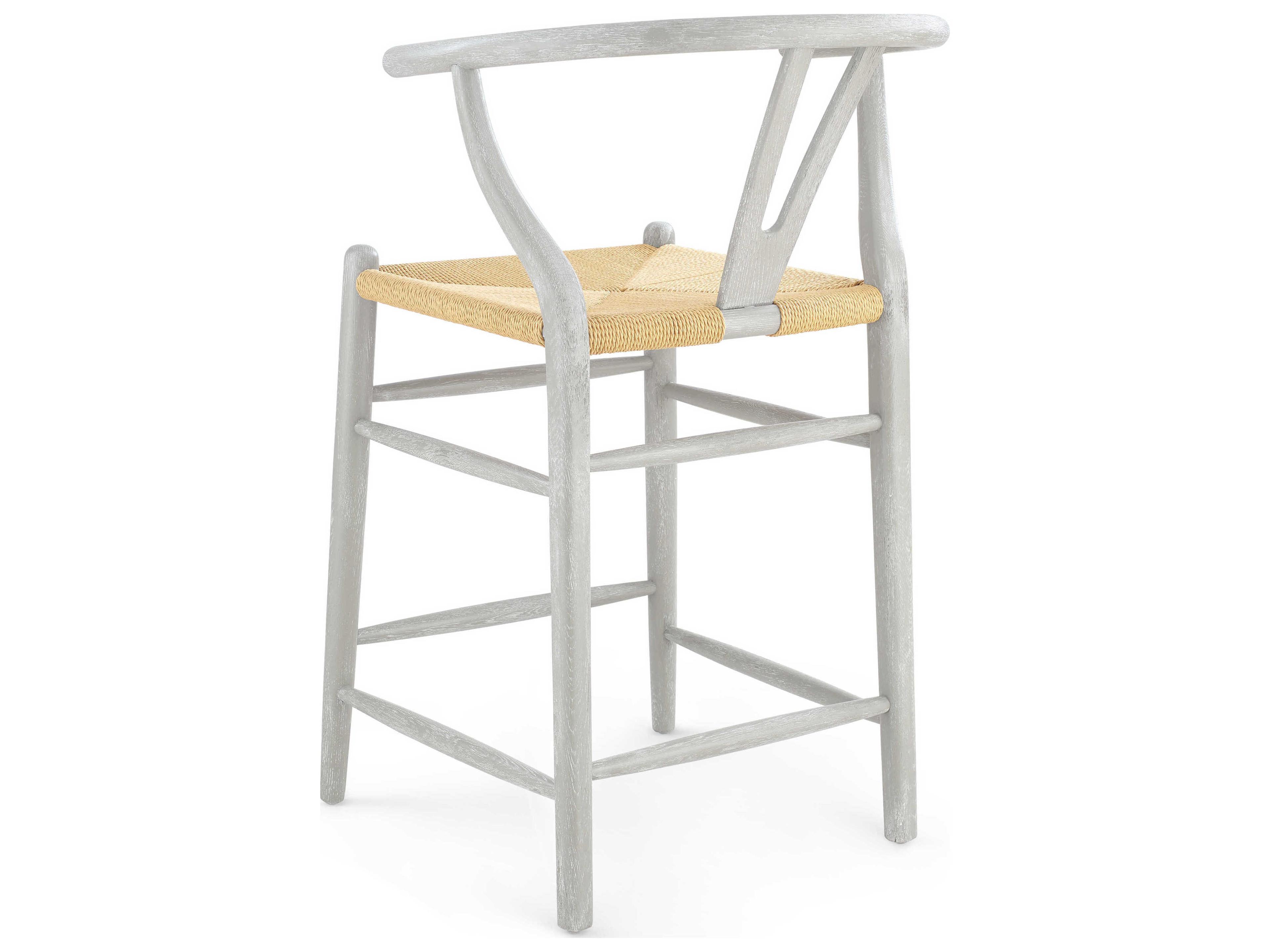Villa & House Oak Wood Classic Gray Counter Stool