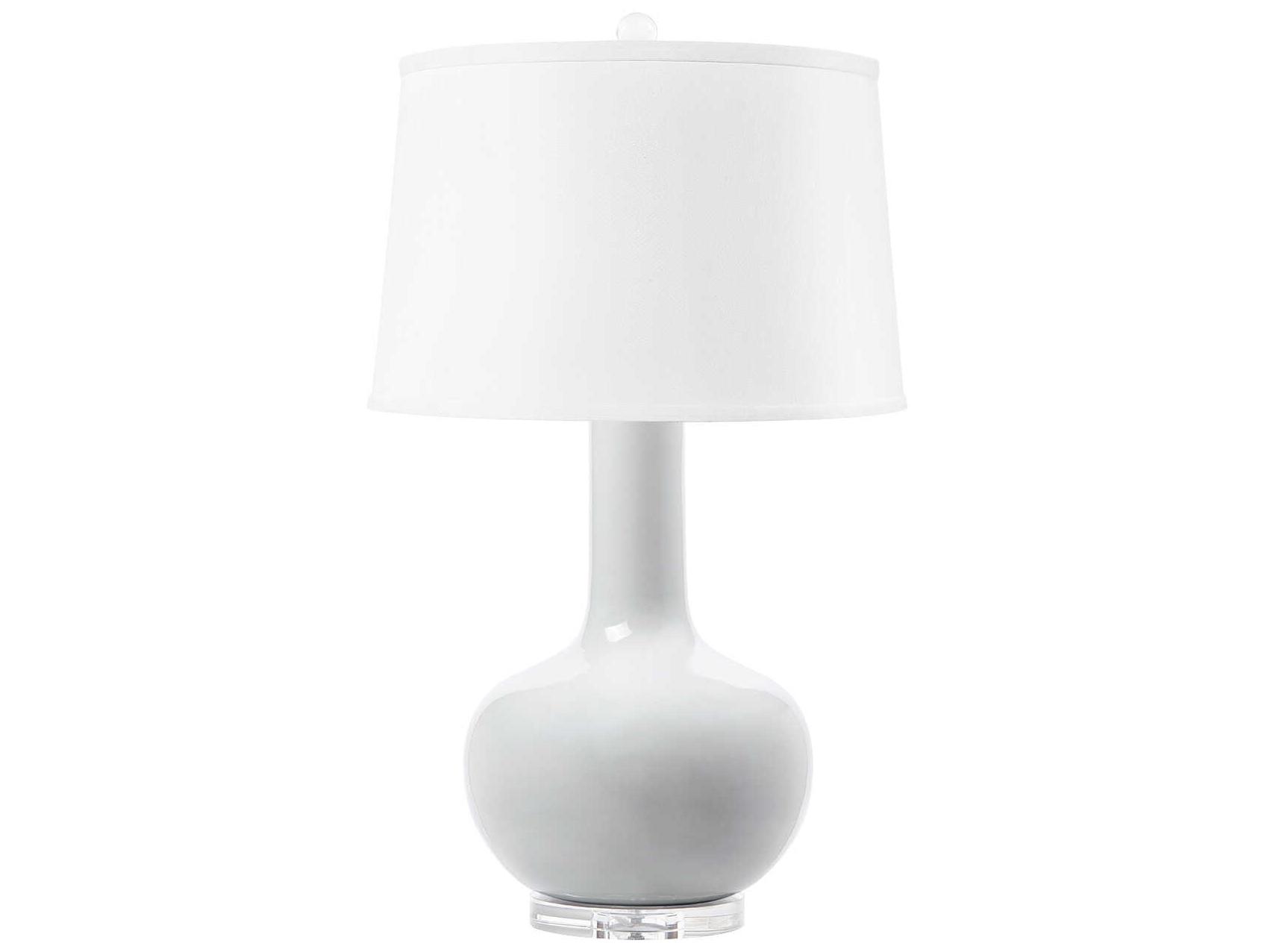 Villa & House Pablo Glacial Mist White Buffet Lamp