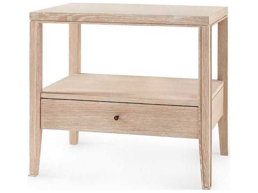 Villa & House Paola Rectangular Wood Sand End Table