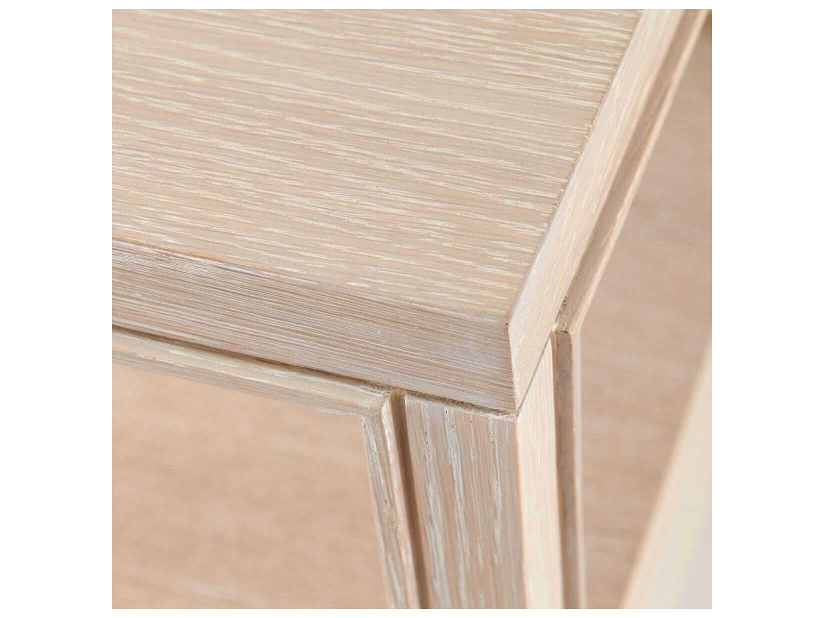 Villa & House Paola Rectangular Wood Sand End Table