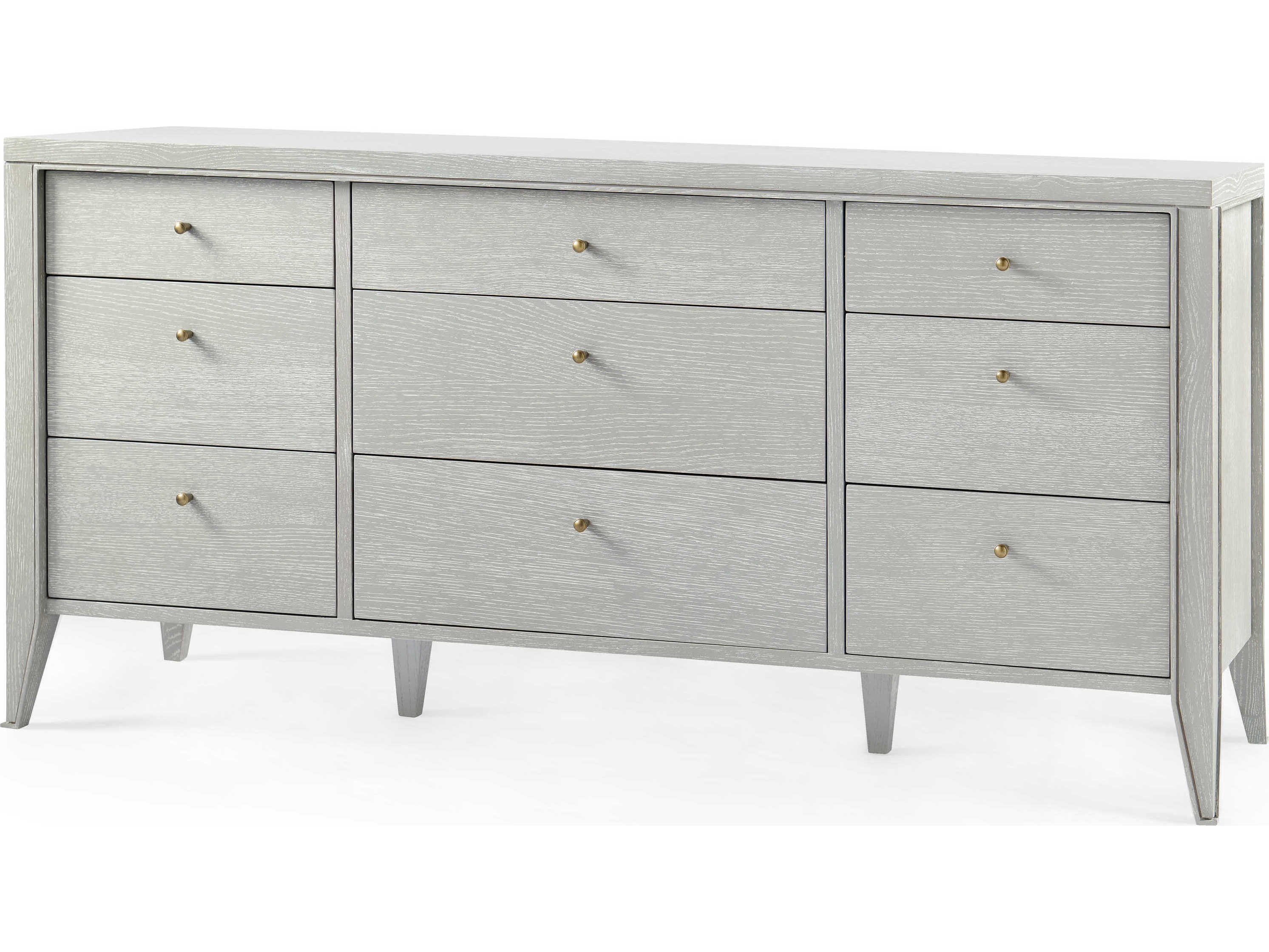 Villa & House Paola 9-Drawers Oak Wood Dresser