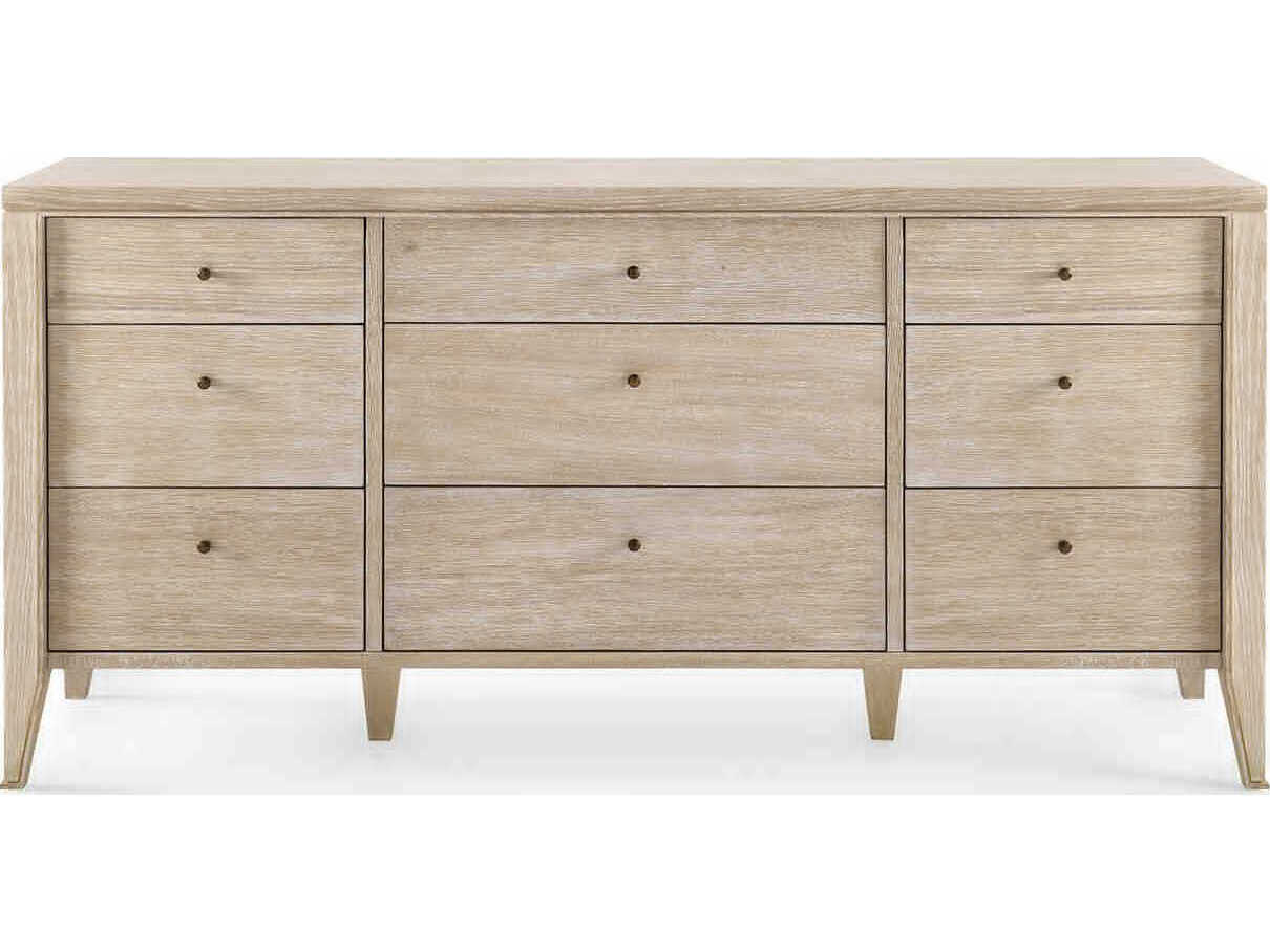 Villa & House Paola 9-Drawers Oak Wood Dresser