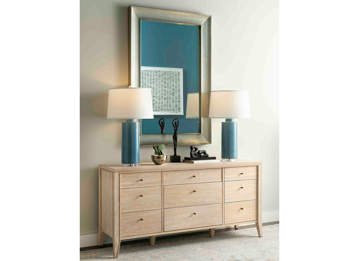 Villa & House Paola 9-Drawers Oak Wood Dresser