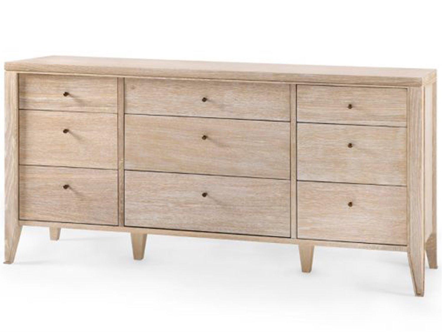 Villa & House Paola 9-Drawers Oak Wood Dresser