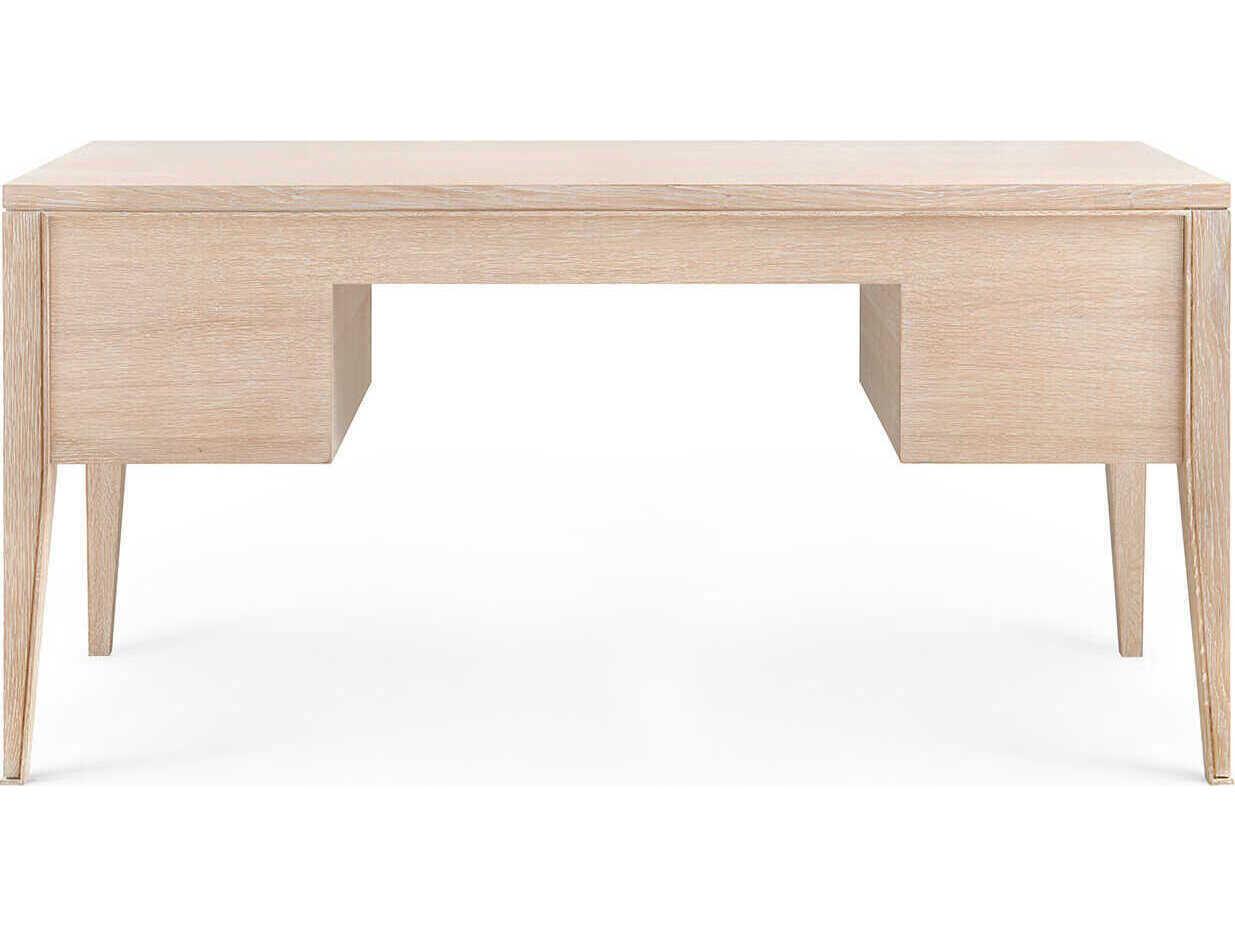 Villa & House Paola Sand Brown Oak Wood Secretary Desk