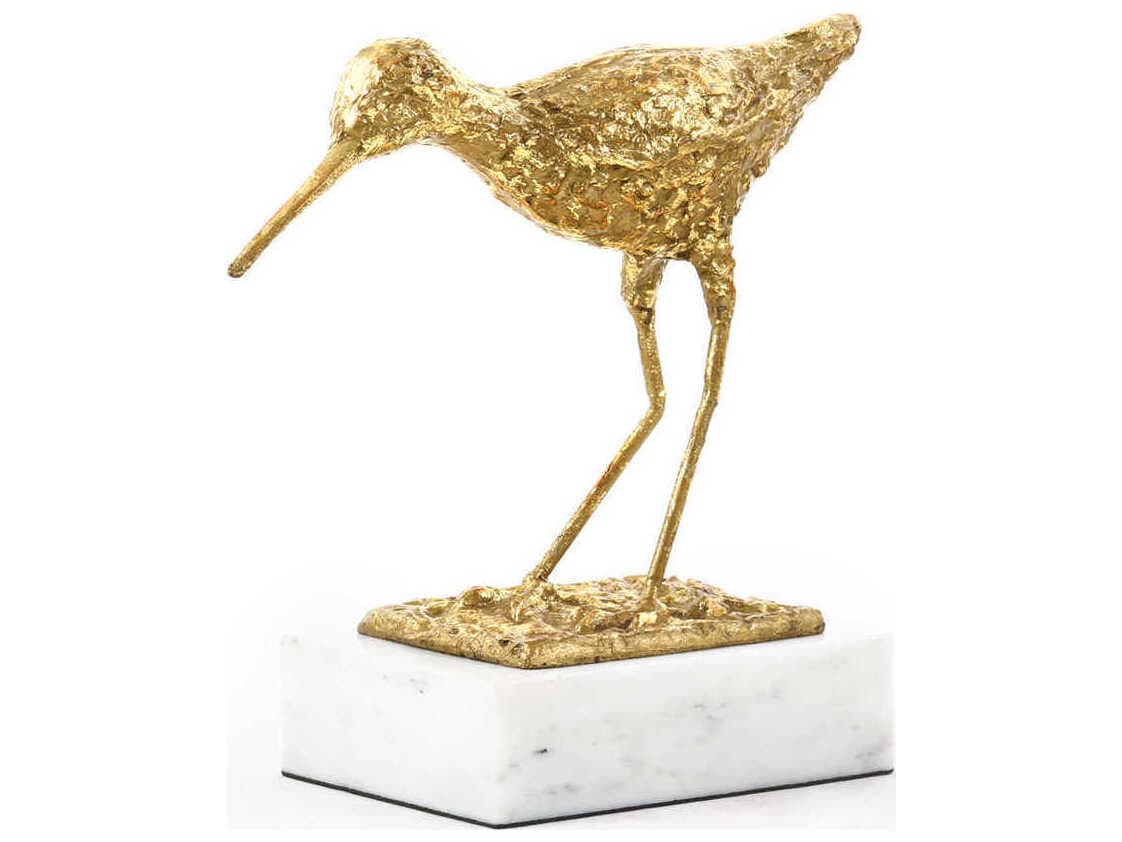 Villa & House Piper Gold Leaf Sculpture