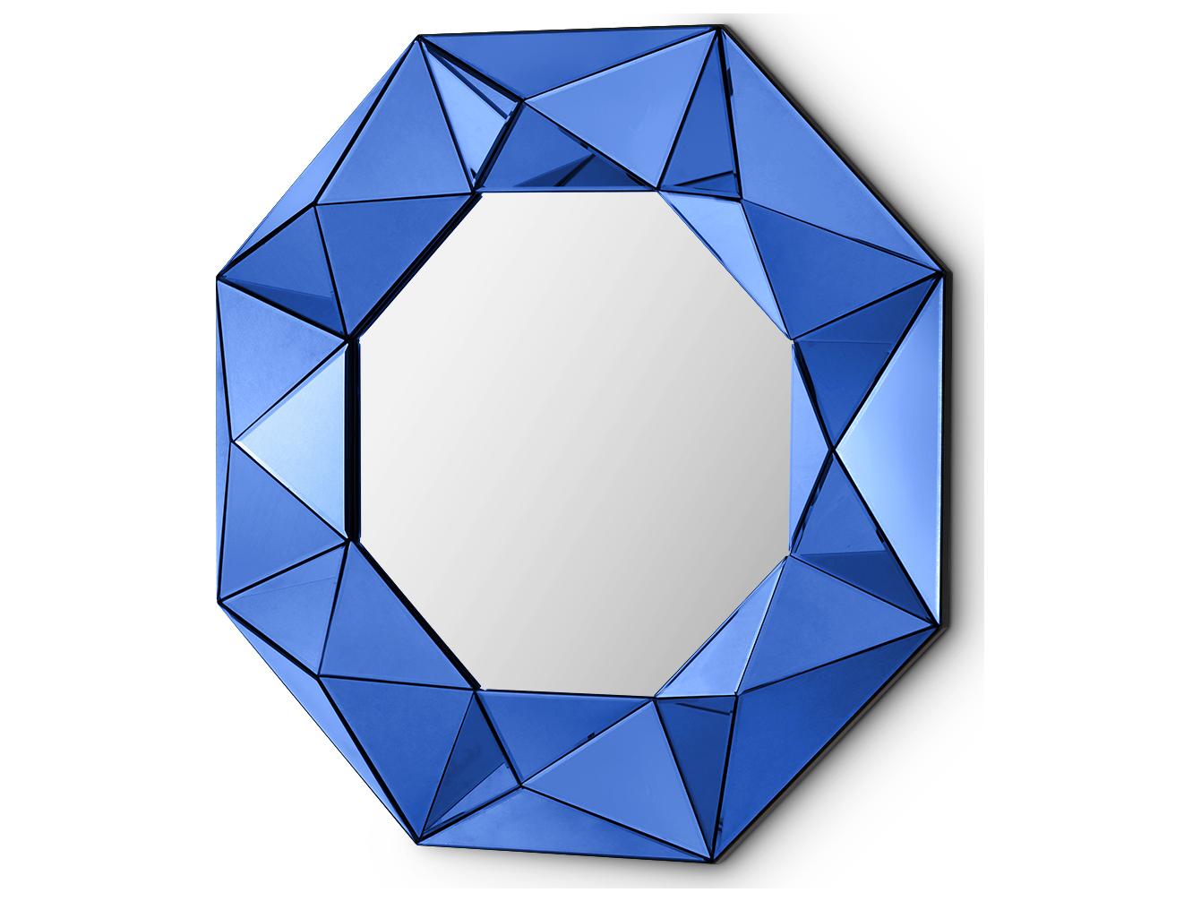 Villa & House Phoenix Sapphire Blue Wall Mirror