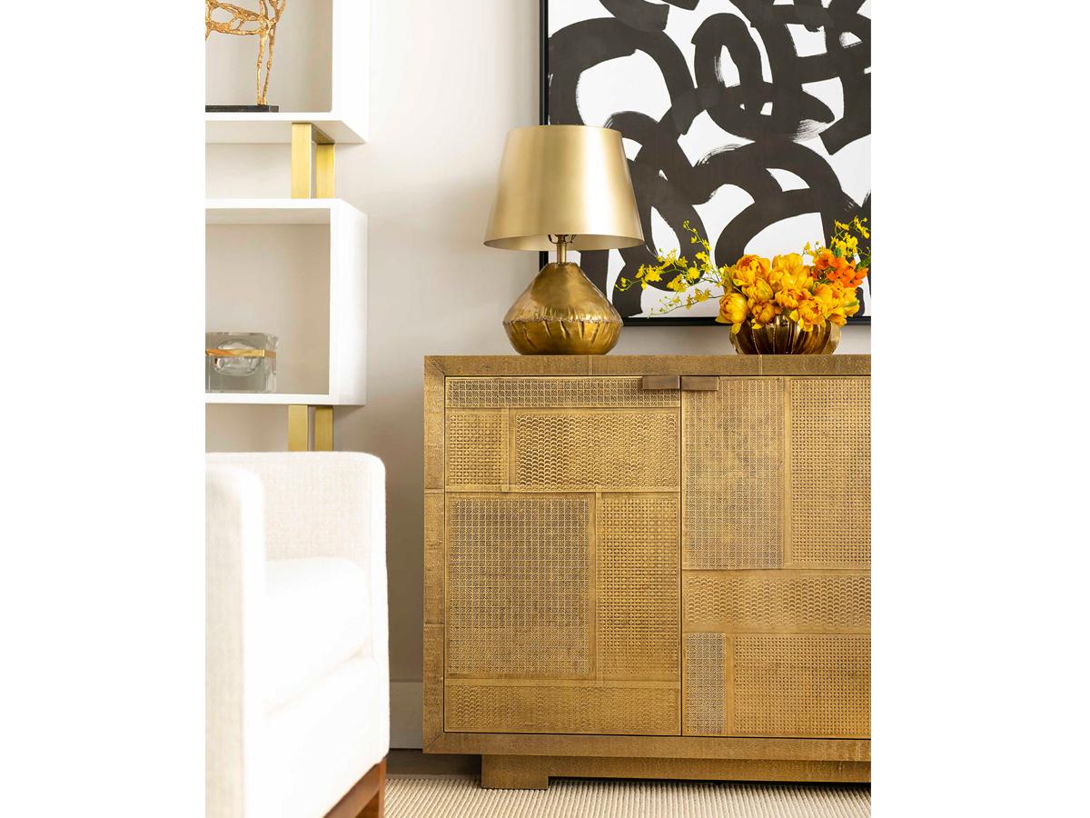 Villa & House Penny Antique Brass 1 - Light Table Lamp Base (Lamp Only)