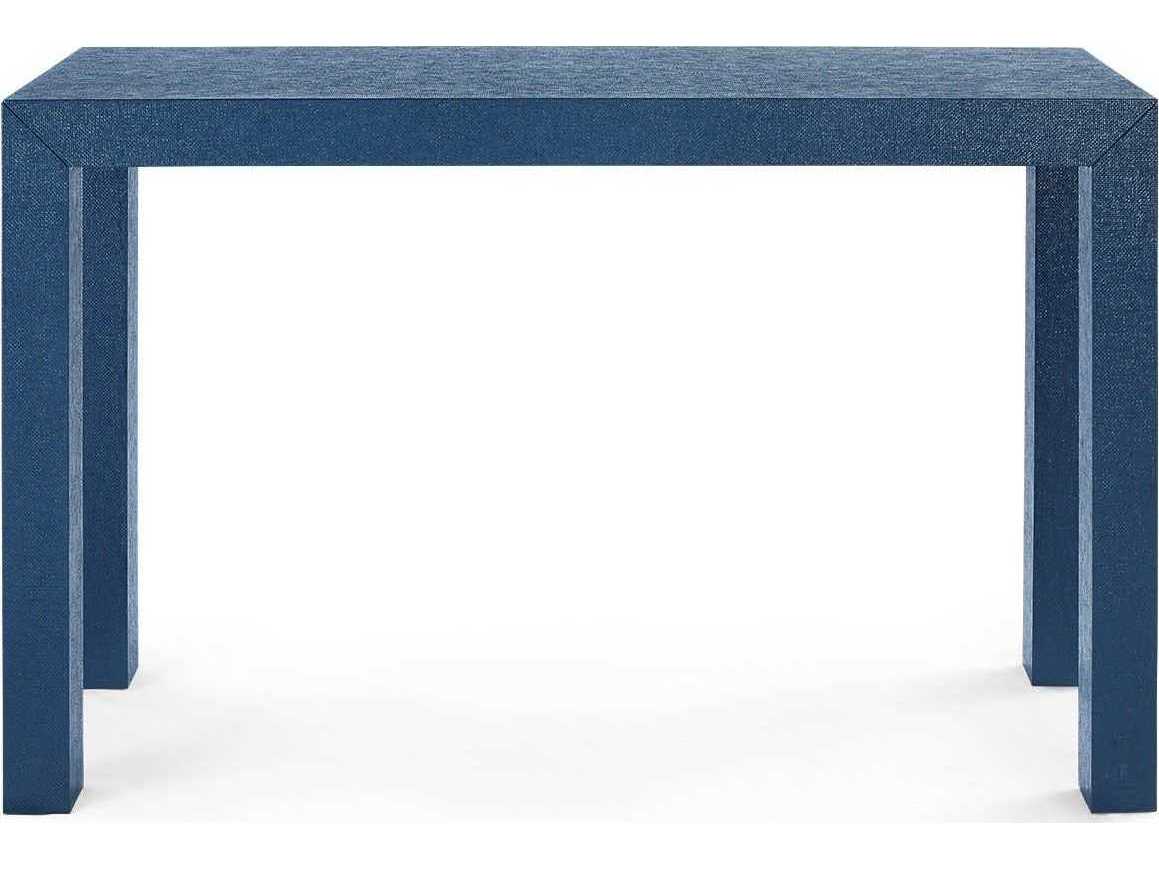 Villa & House Parsons Rectangular Navy Blue Console Table