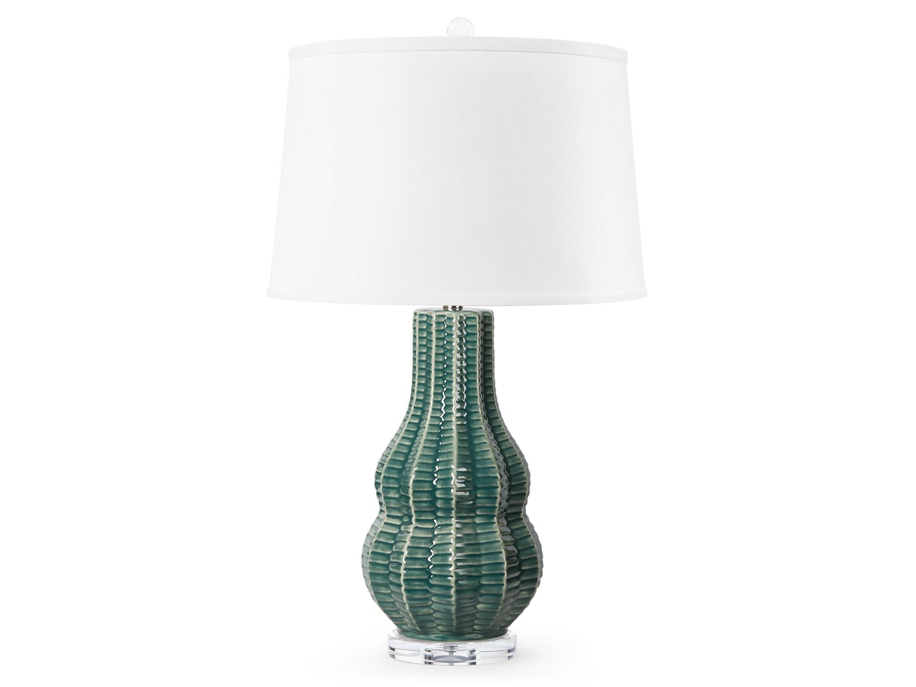 Villa & House Quinn Veridian Green Buffet Lamp