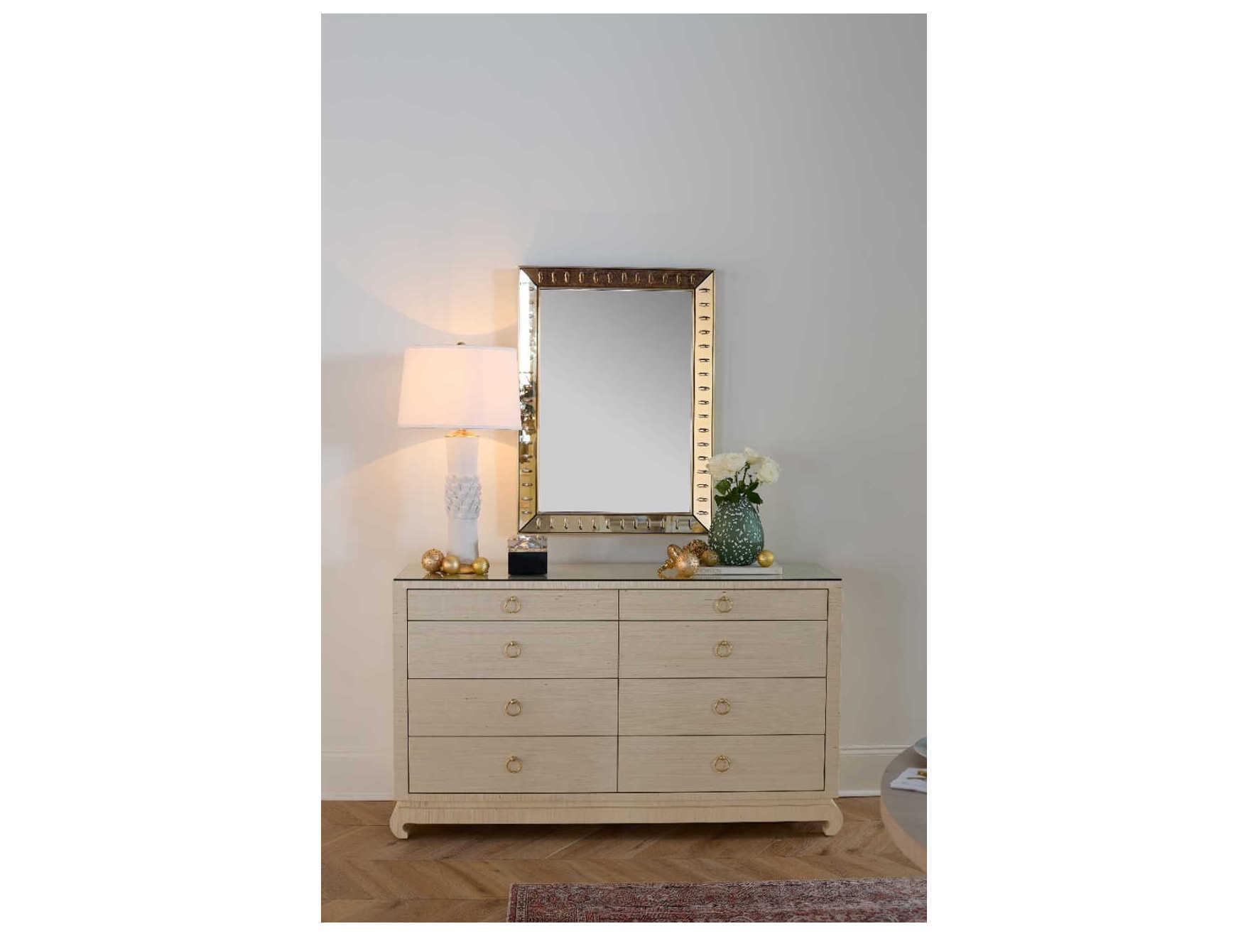 Villa & House Reese Antique Champagne Mirror Wall Rectangular