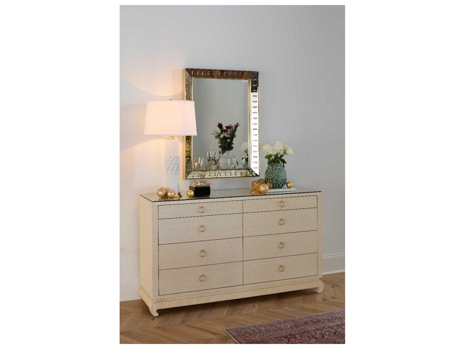 Villa & House Reese Antique Champagne Mirror Wall Rectangular