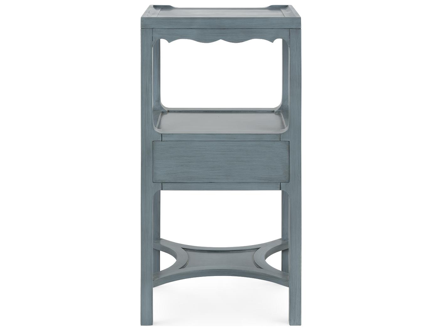 Villa & House Sara 1-Drawer Gray Nightstand